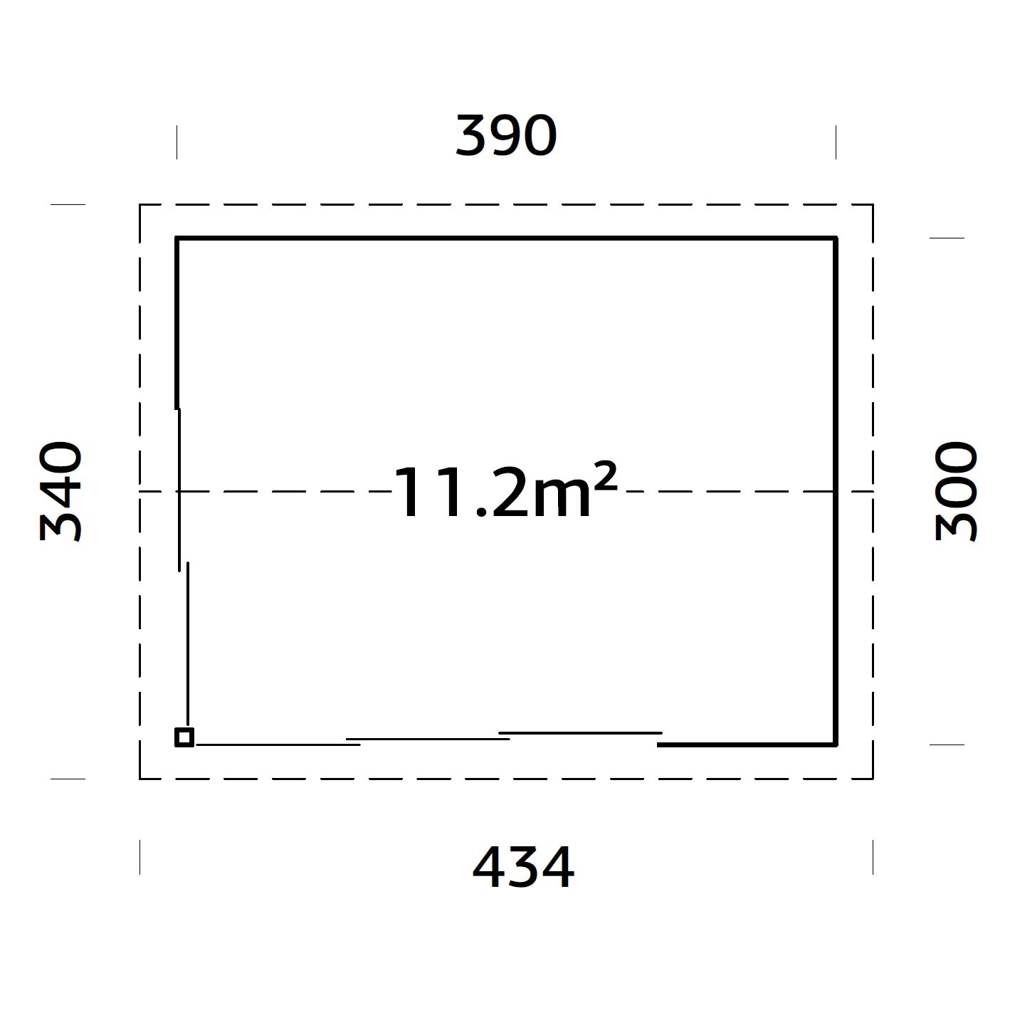 Hytte Palmako Amanda 11,7 m2