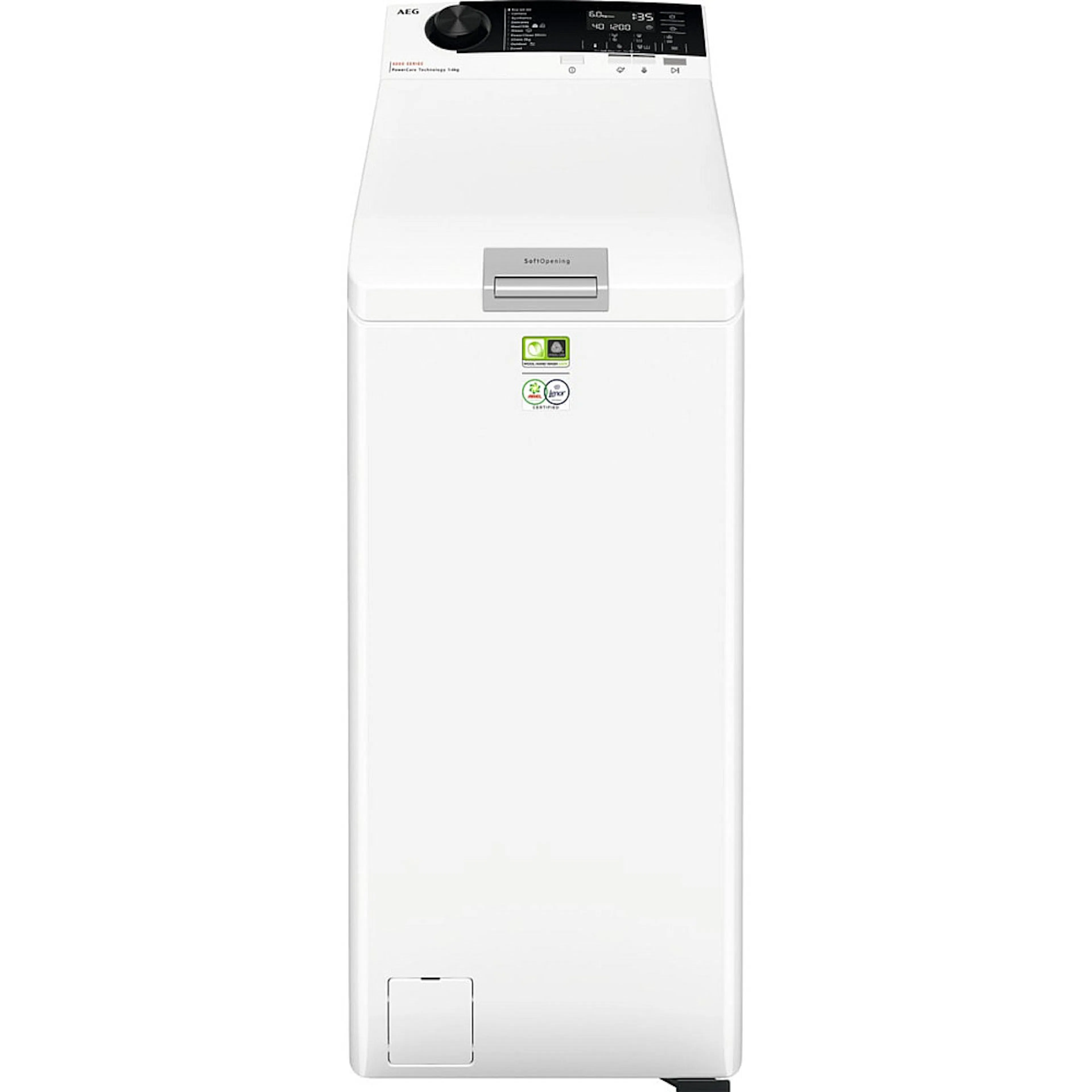 Toppmatet Vaskemaskin AEG LTR8A631E1 8000-serien Hvit med PowerCare og ProSteam