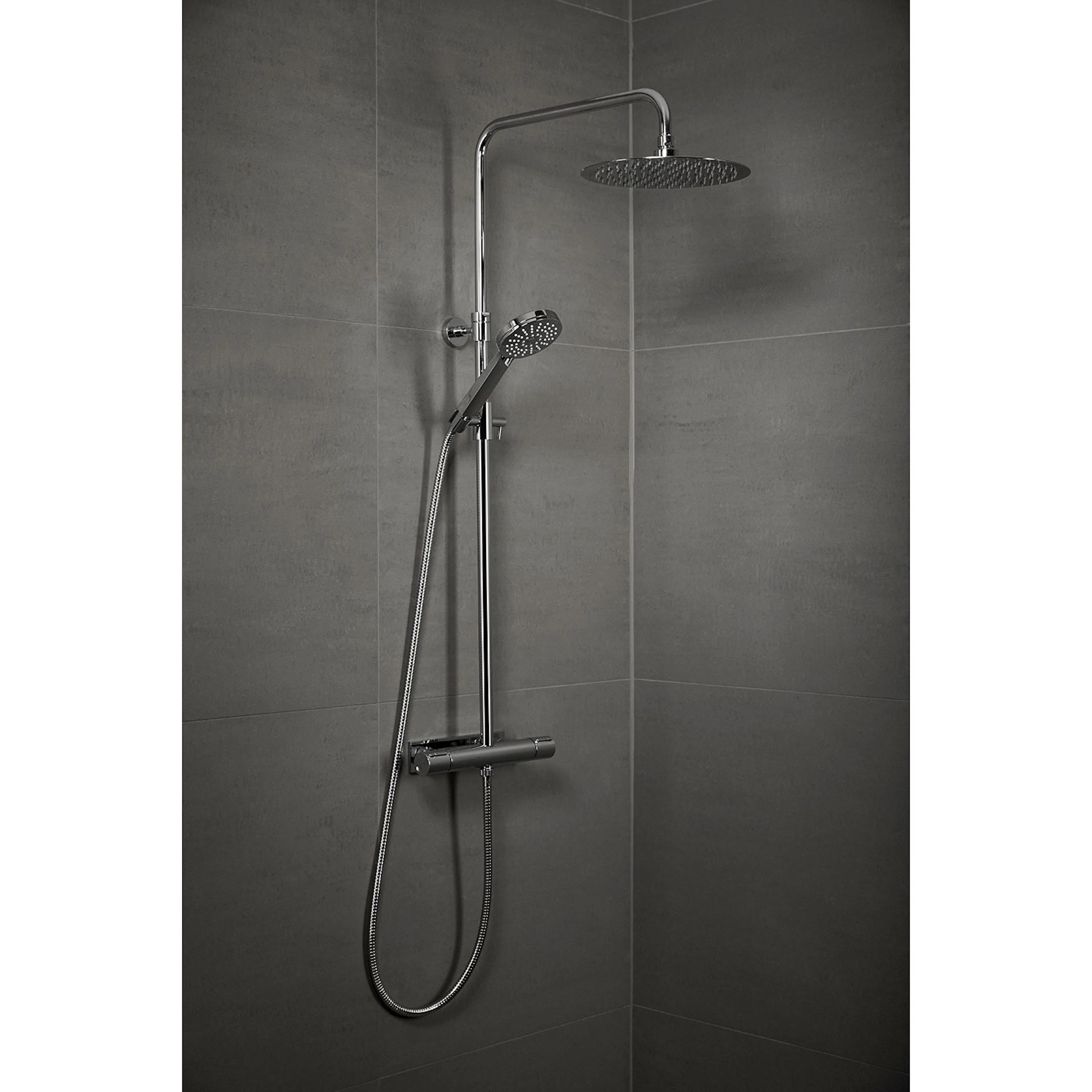 Takduschset INR Mist med 3-funktionshanddusch