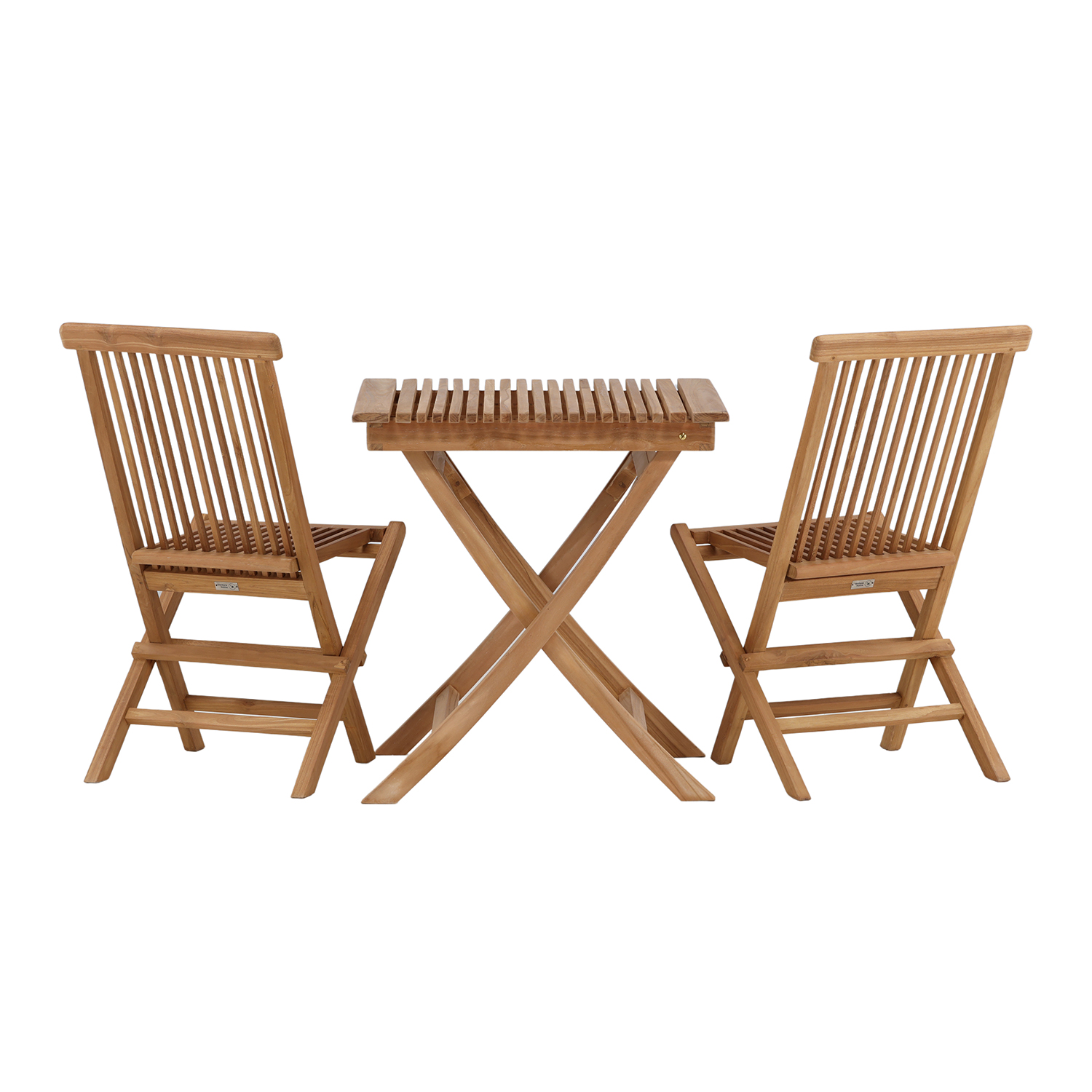 Cafégruppe Venture Home Ghana 70x70 med 2 Kenya Sammenleggbare Stoler