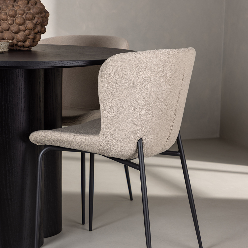 Spisegruppe Venture Home Olivia med 4 Modesto Stoler