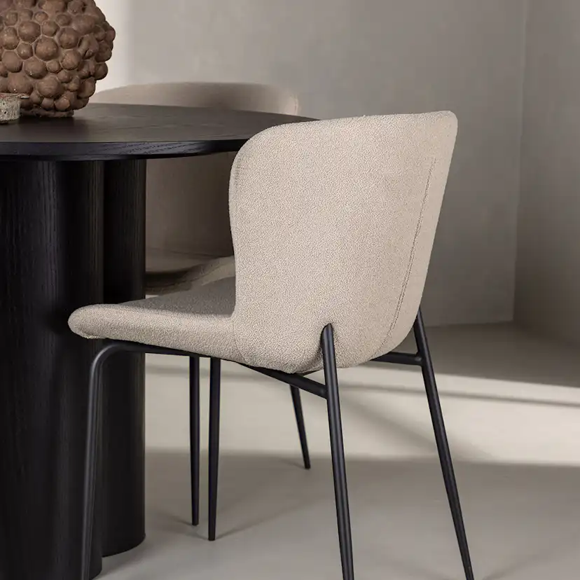 Spisegruppe Venture Home Olivia med 4 Modesto Stoler