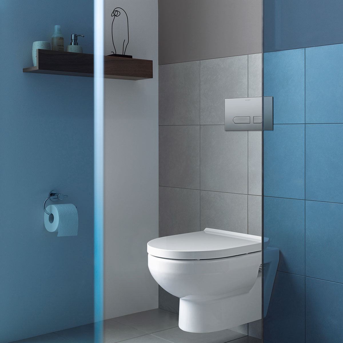 Vegghengt Toalett Duravit No.1 Rimless med Toalettsete