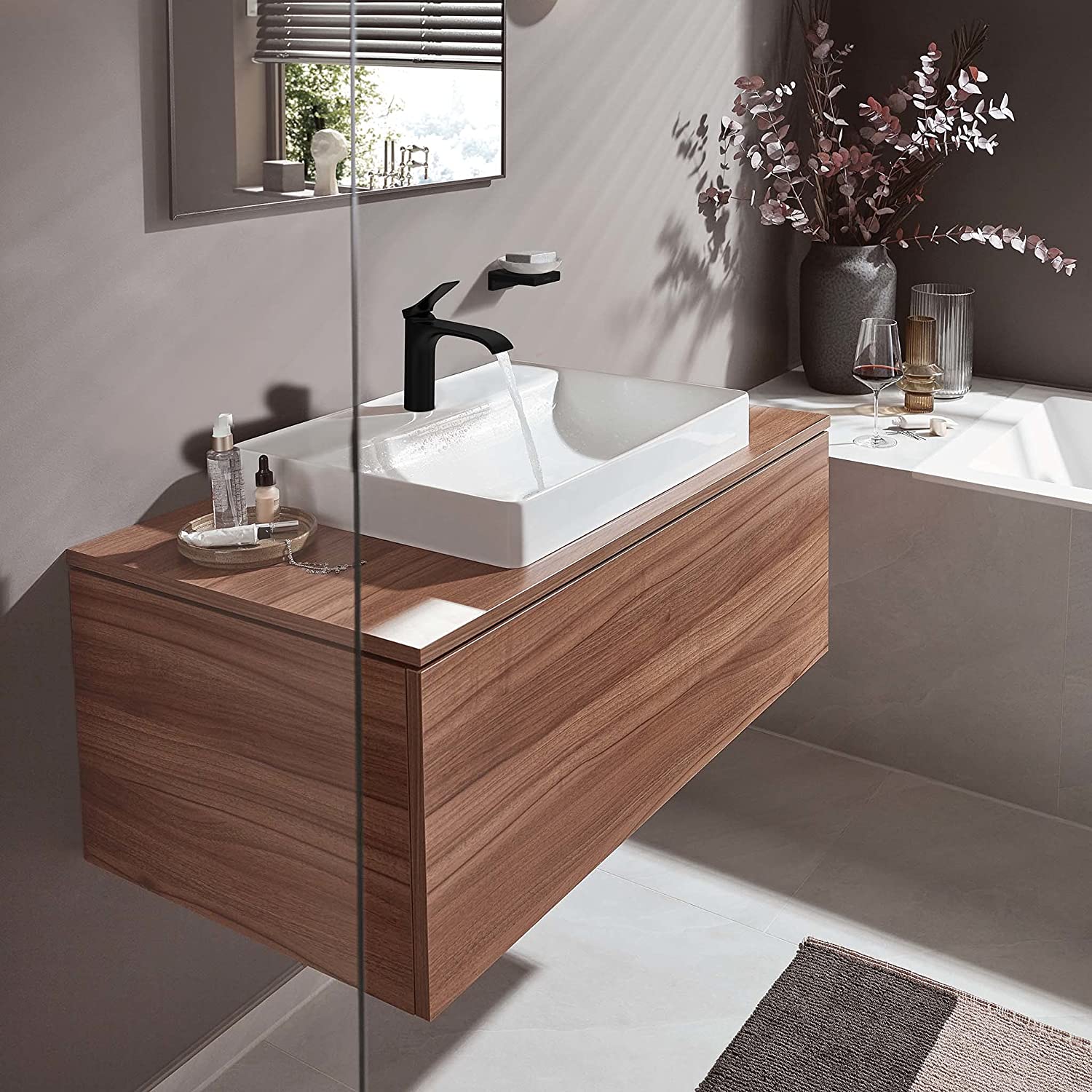 Servantbatteri Hansgrohe Vivenis 110 Waterfall