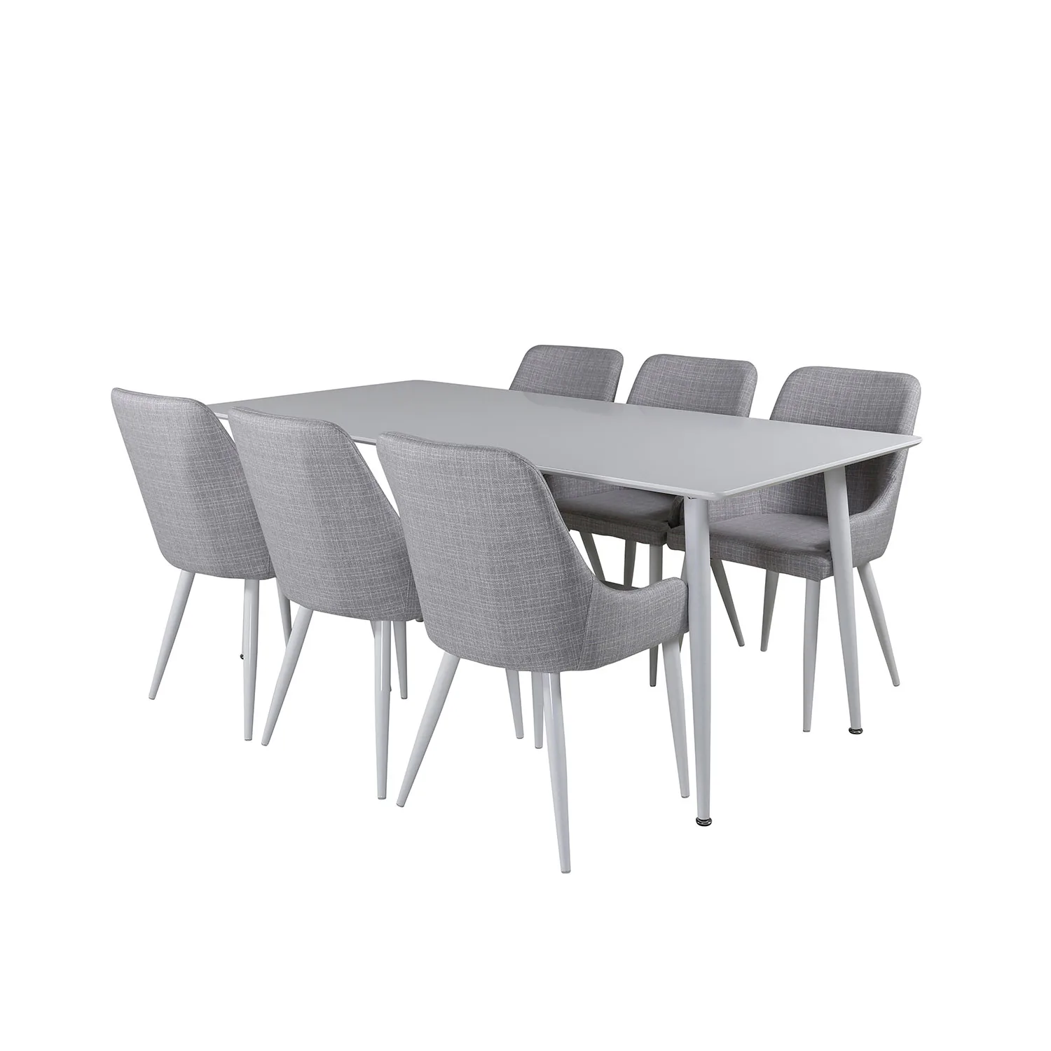 Spisegruppe Venture Home Polar med 6 Plaza Stoler
