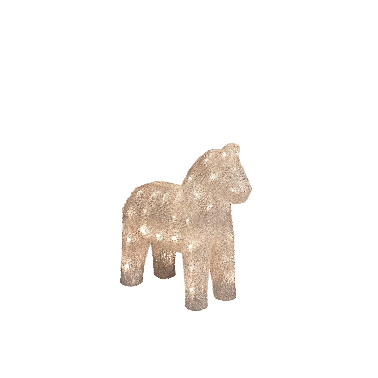 Lysdekorasjon Gnosjö Konstsmide Hest Akryl 32 cm 48 LED
