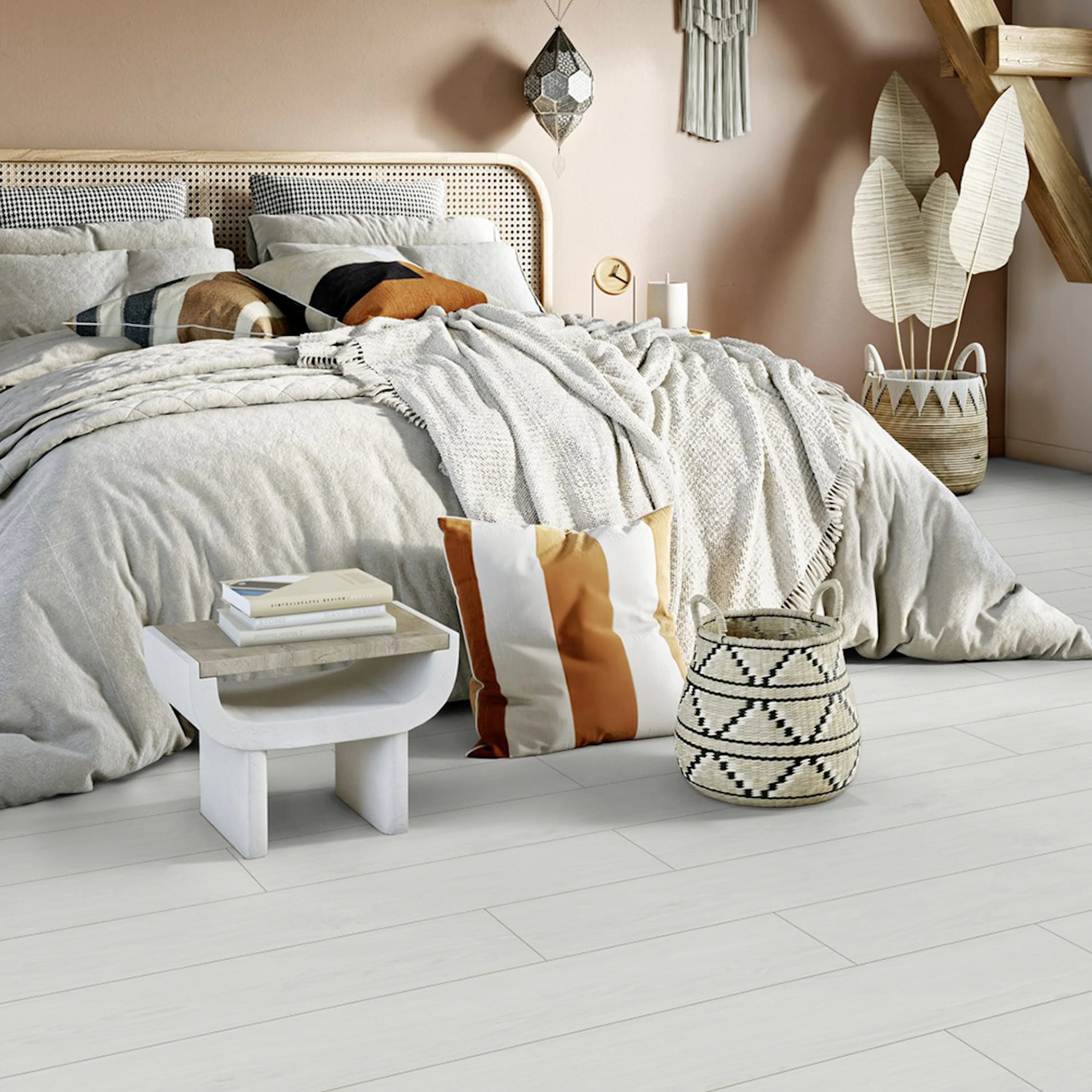 Laminatgulv Tarkett Soundlogic Aurora Oak White
