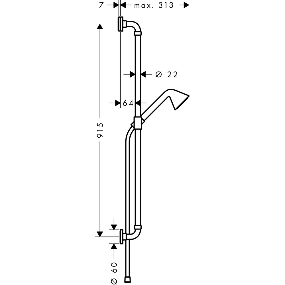 Duschset Axor Front