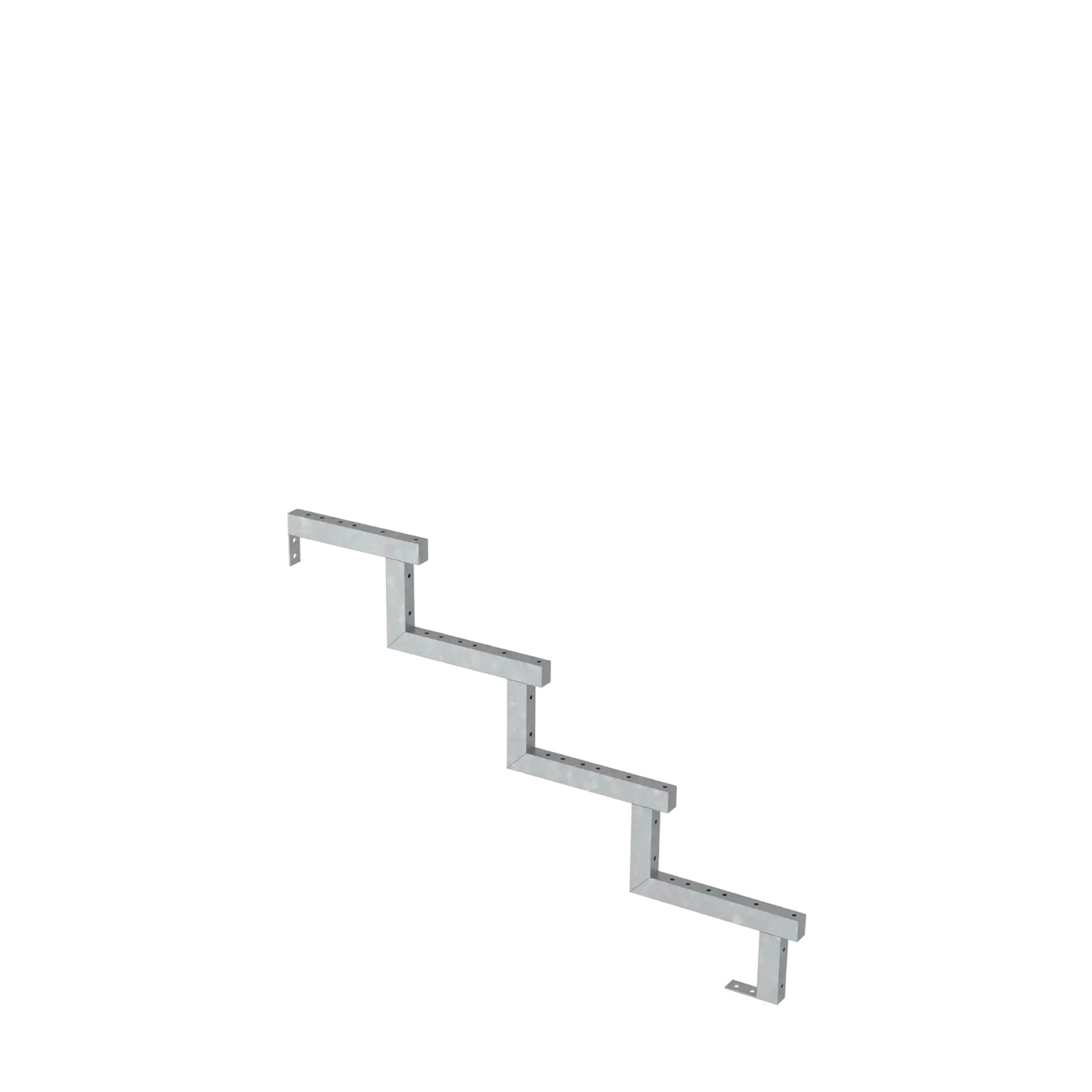 Terrassetrapp PLUS Stål/Tre Trinndybde 25 cm B180