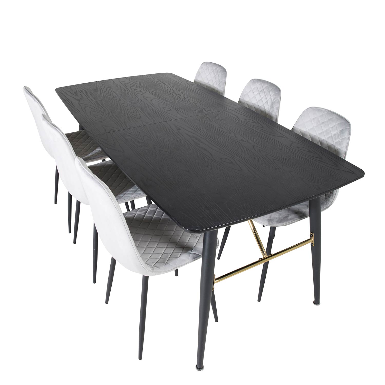 Spisegruppe Venture Home Gold med 6 Polar Stoler
