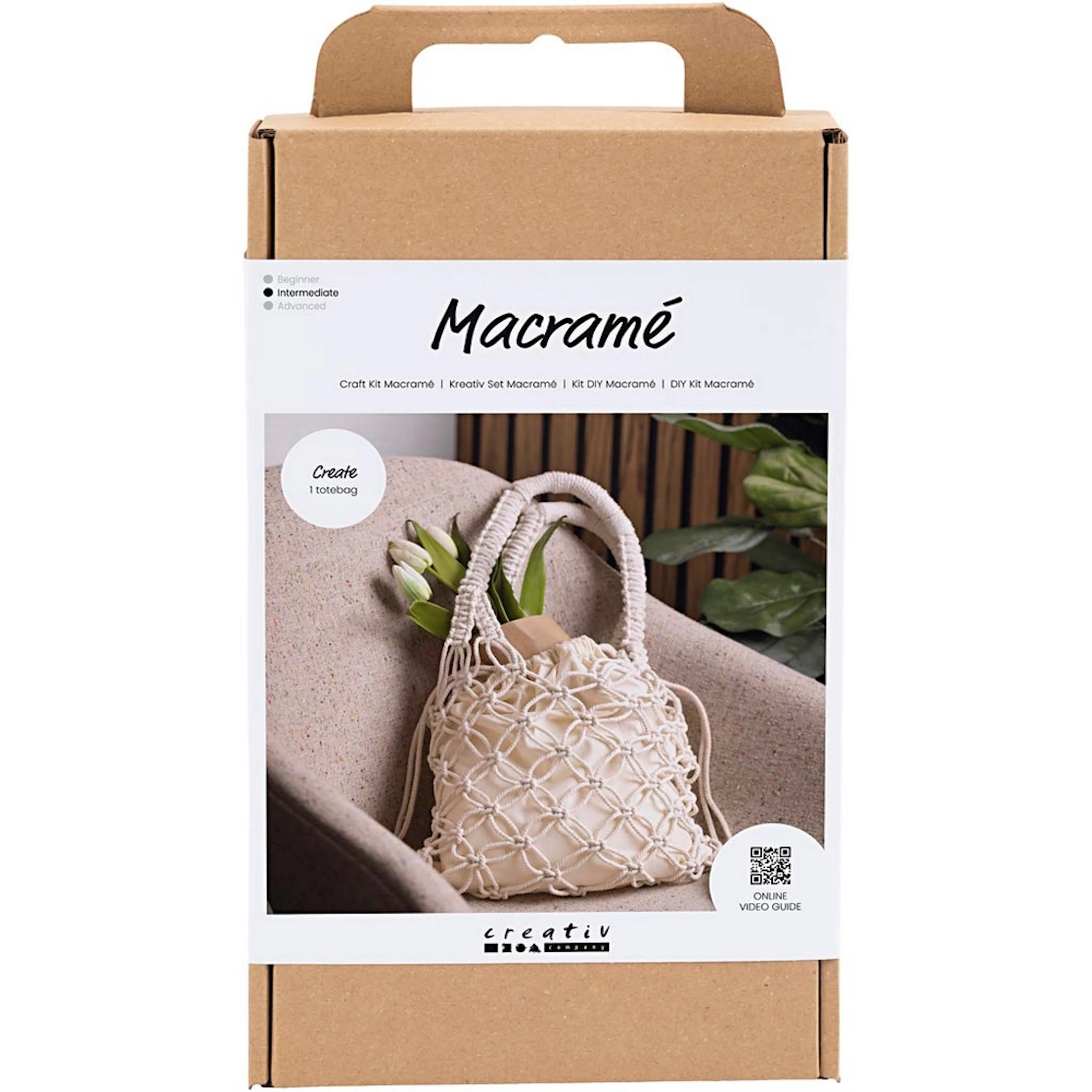 Hobbysett Creativ Company DIY Kit Veske Makramé