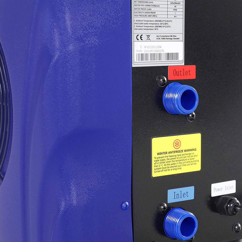 Bassengvarmepumpe Lyfco mini 3,2kW Splash 35