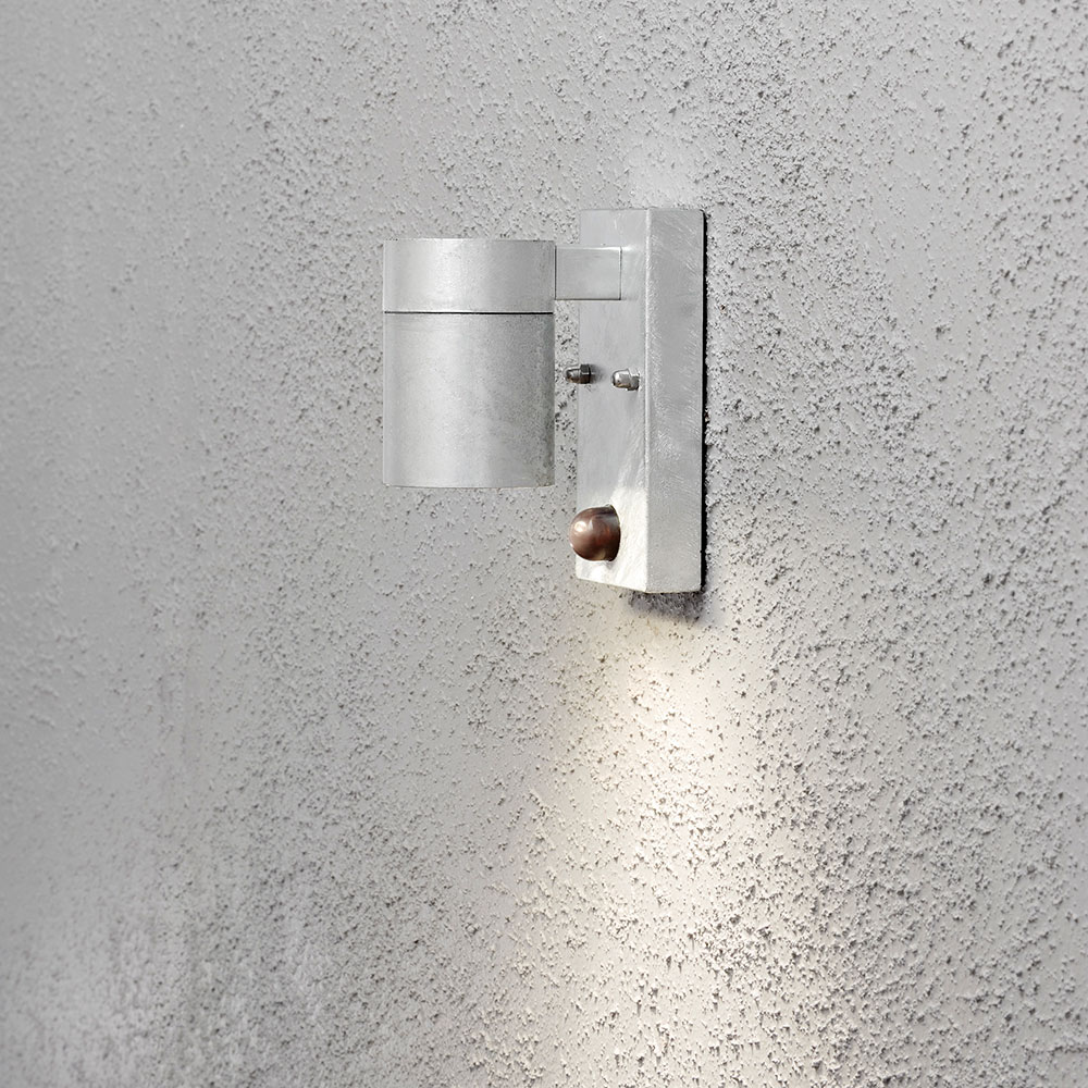 Vegglampe Gnosjö Konstsmide Modena Ned GU10 Bevegelsessensor