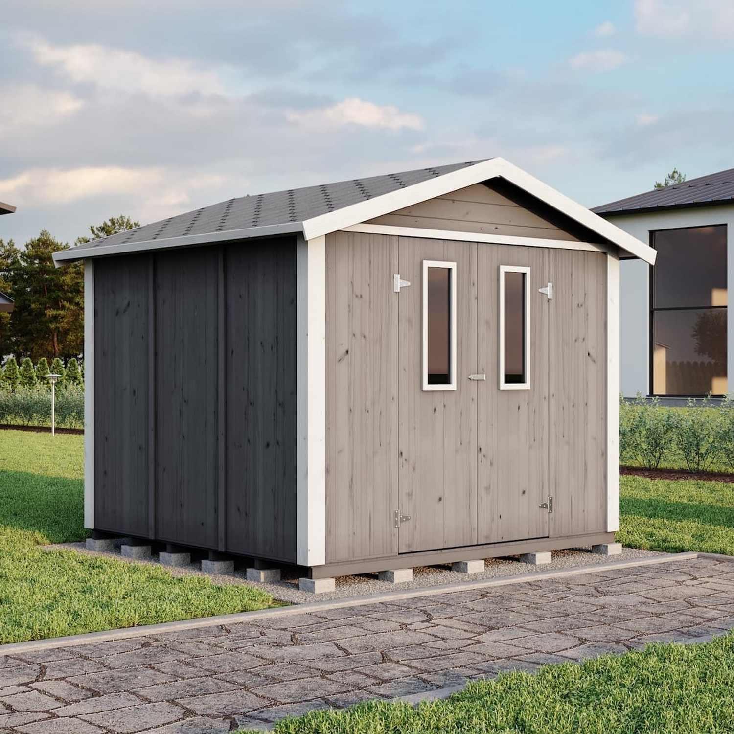 Redskapsbod Luoman Lillevilla Elementti 613 5,6 m2
