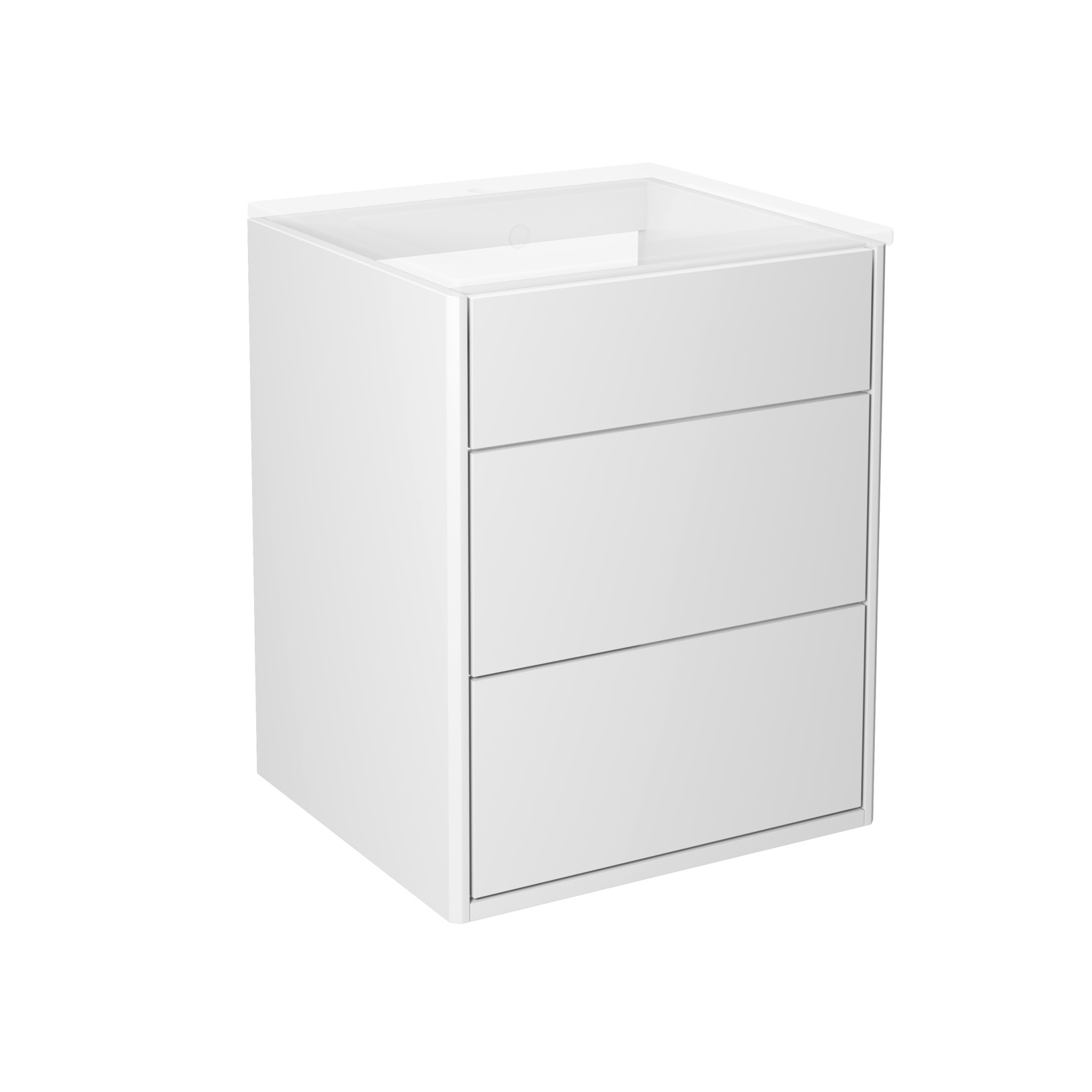 Tv&auml;ttst&auml;llssk&aring;p & Kommod Gustavsberg Graphic 45 cm Elegant Badrumsm&ouml;bel