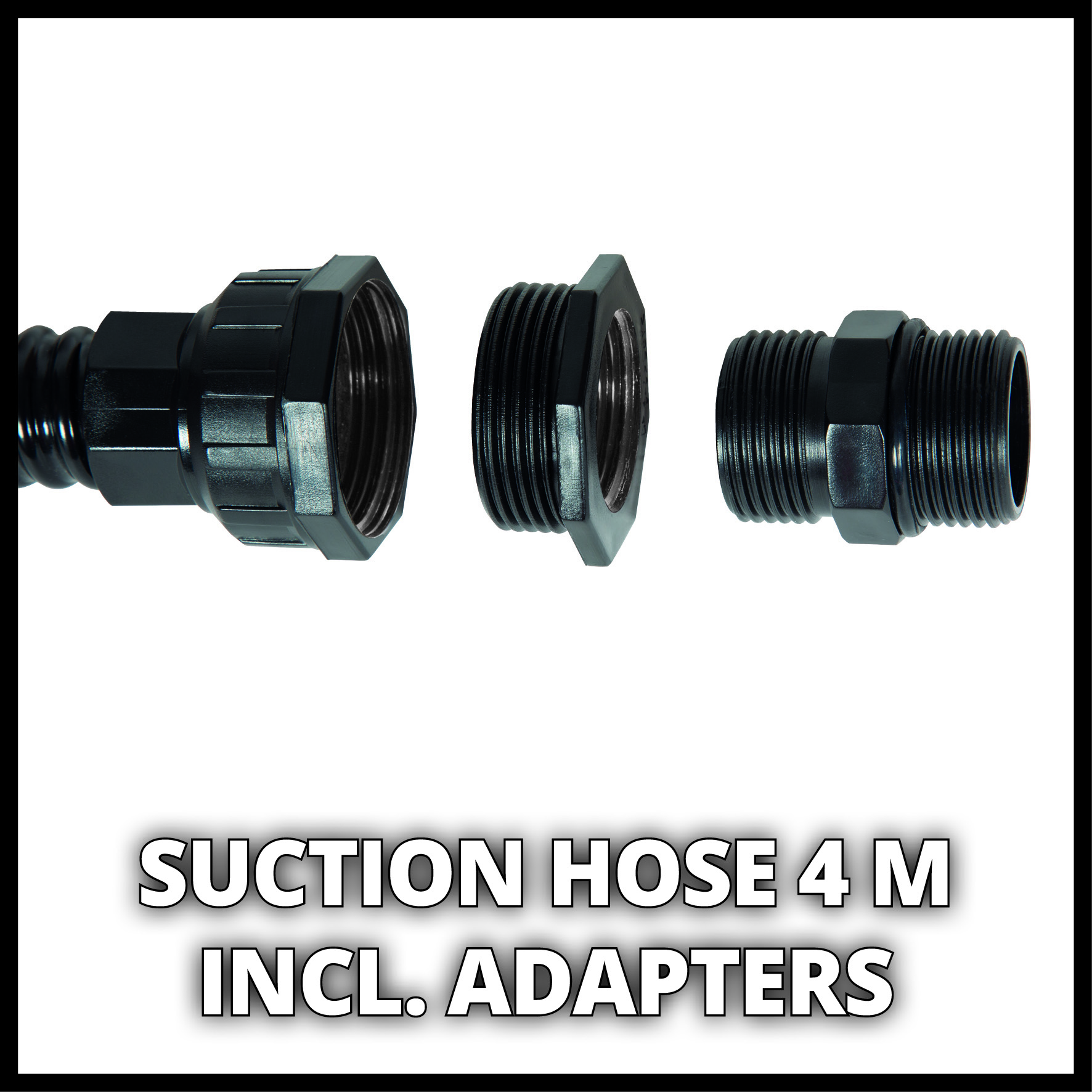 Sugeslange med plastkobling Einhell 4m/1