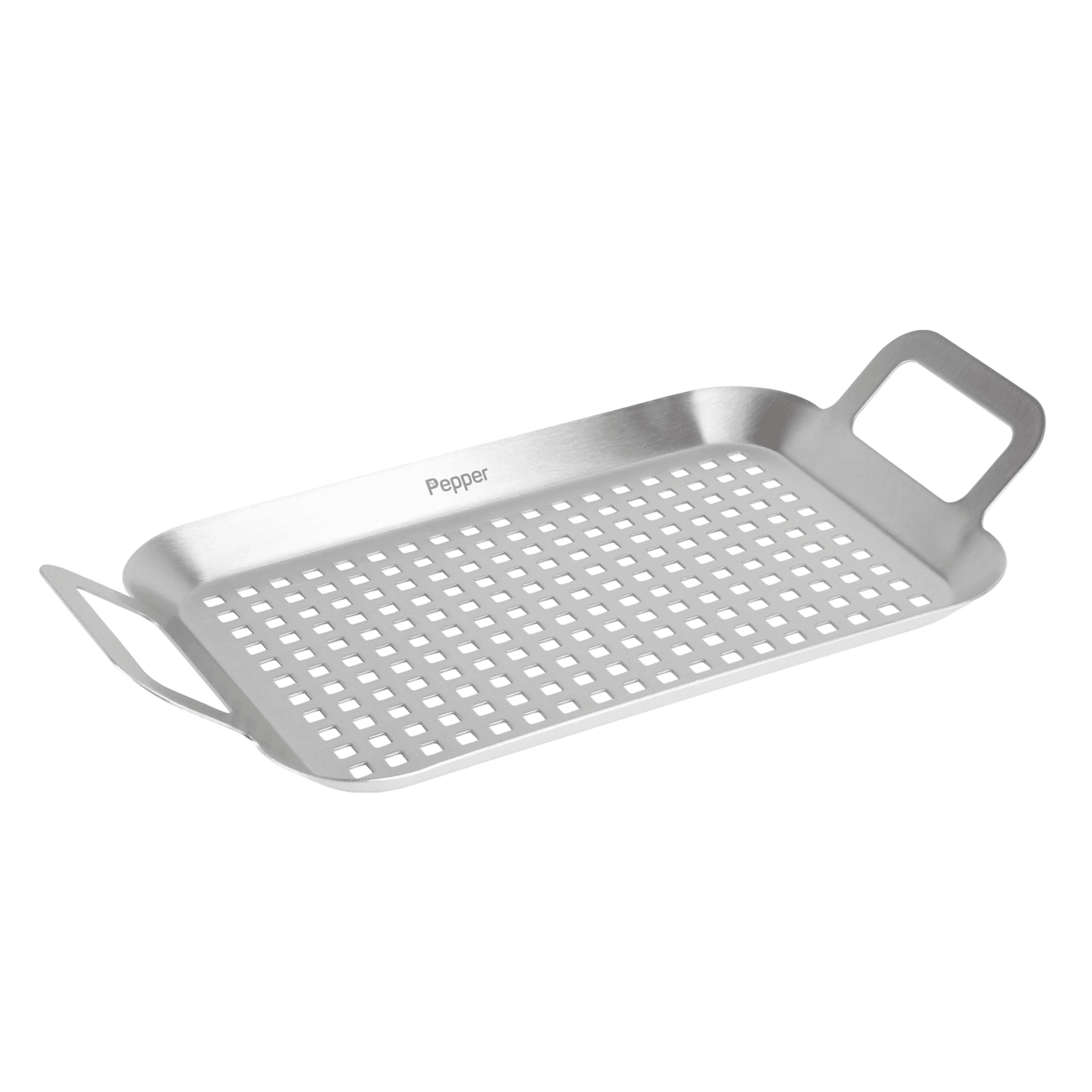Grillbrett Pepper Rustfritt Stål 35x19x5 cm
