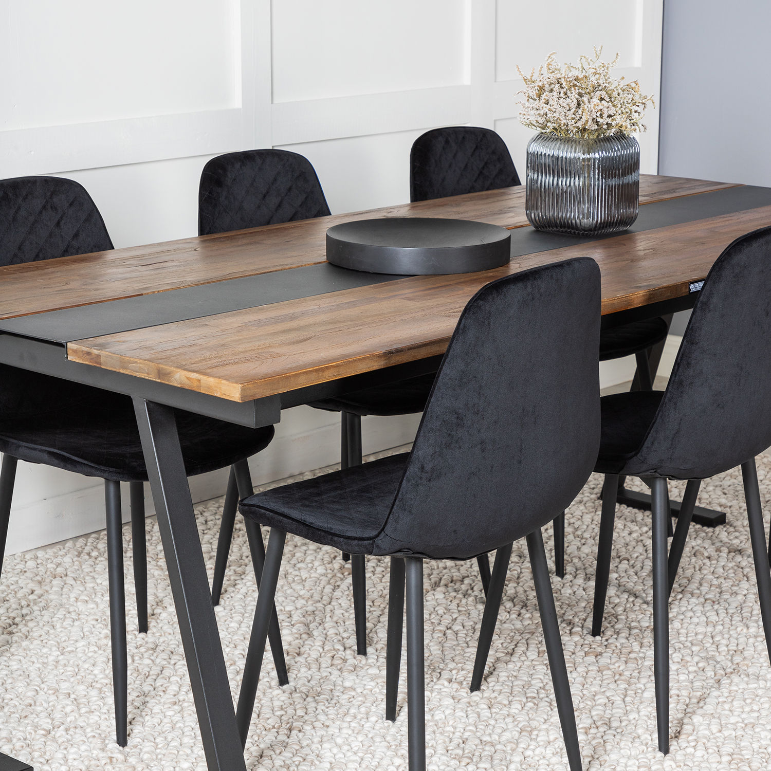 Spisegruppe Venture Home Jane med 6 Phoi Stoler