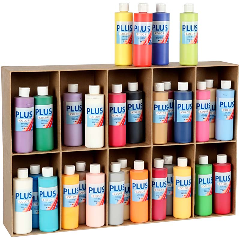 Hobbyfarge Creativ Company Plus Color Ass Farger 30x250 ml/1 Pk