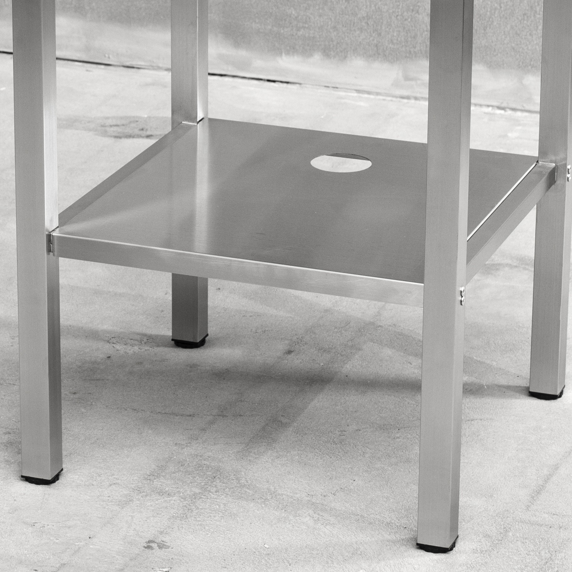 Underhylle Vilan Stainless Rustfritt Stål Underhylle med Hull