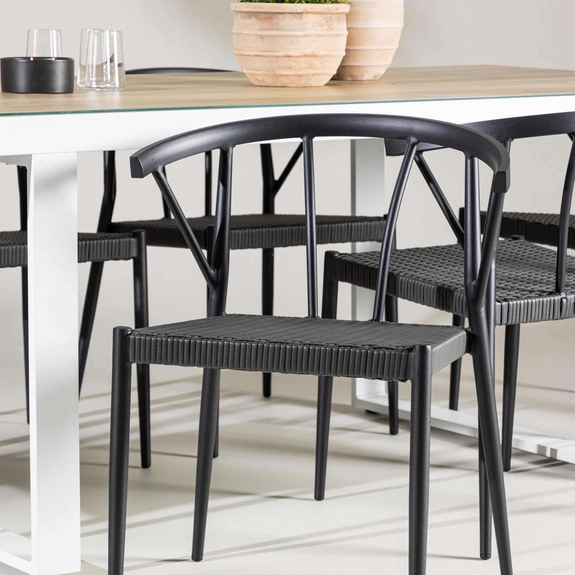 Hagegruppe Venture Home Merlo med 6 Stina Stoler