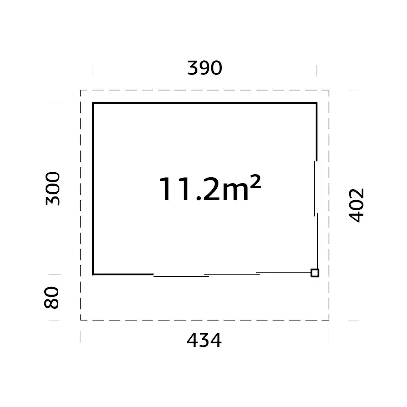 Hagestue Palmako Andrea 11,2 + 8,6 m2