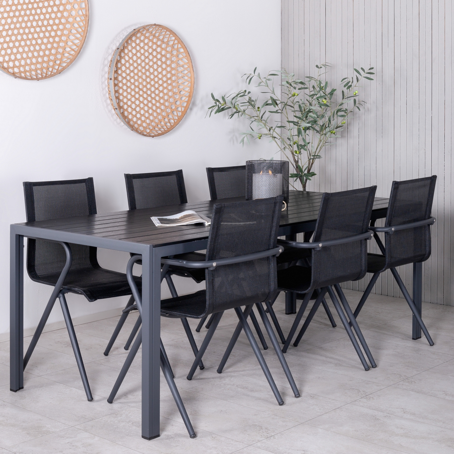 Spisegruppe Venture Home Break med 6 Alina Stoler