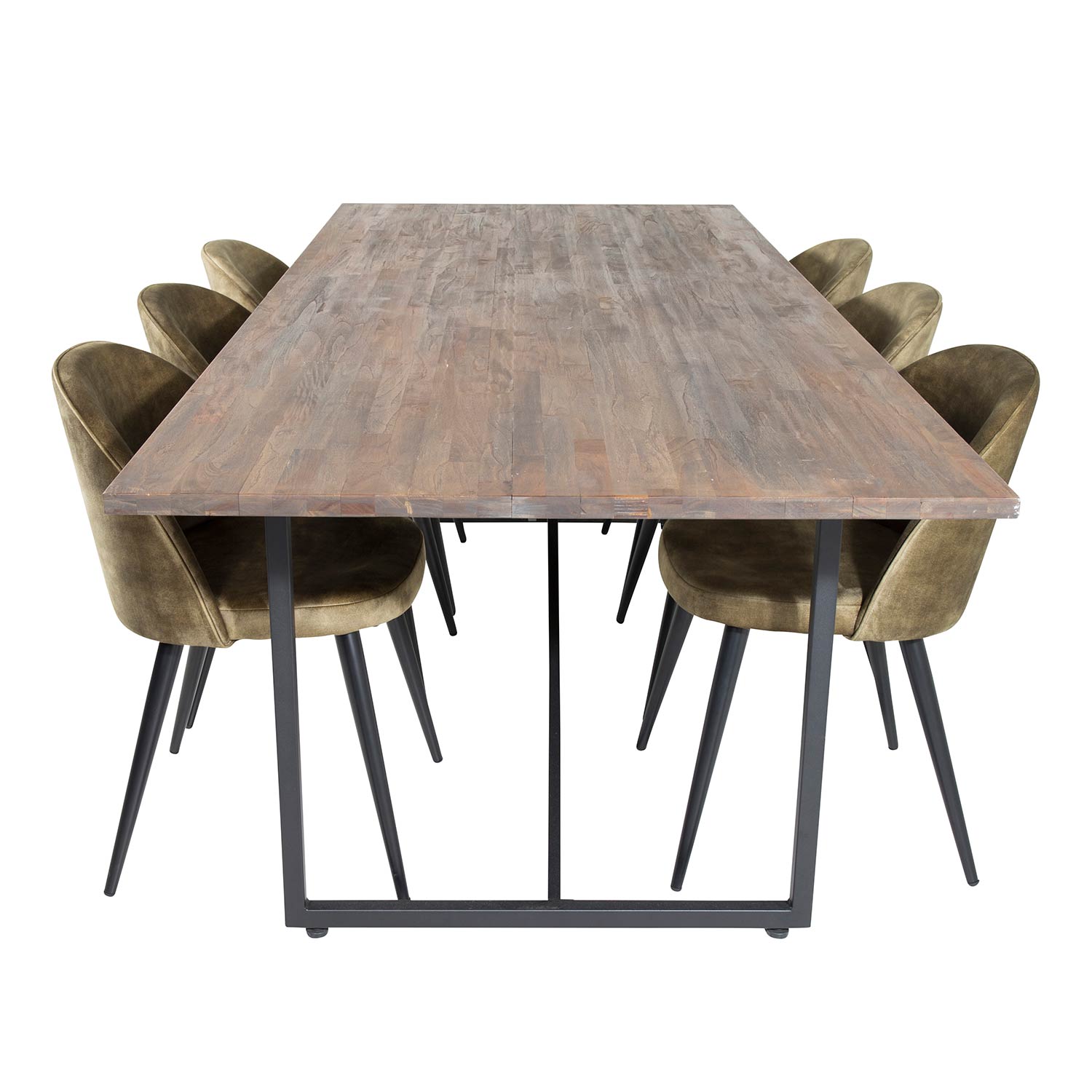 Spisegruppe Venture Home Peo med 6 Valentina Stoler