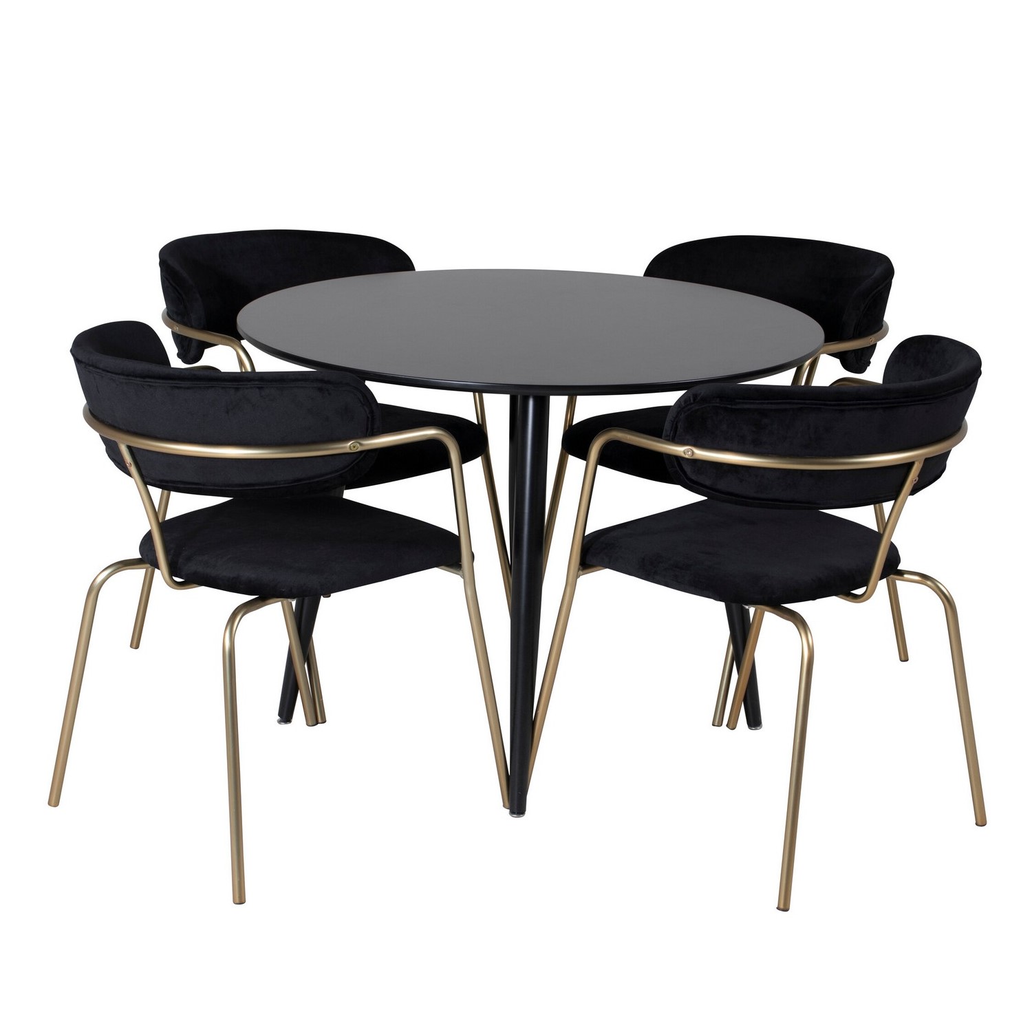 Spisegruppe Venture Home Plaza med 4stk Arrow Stoler