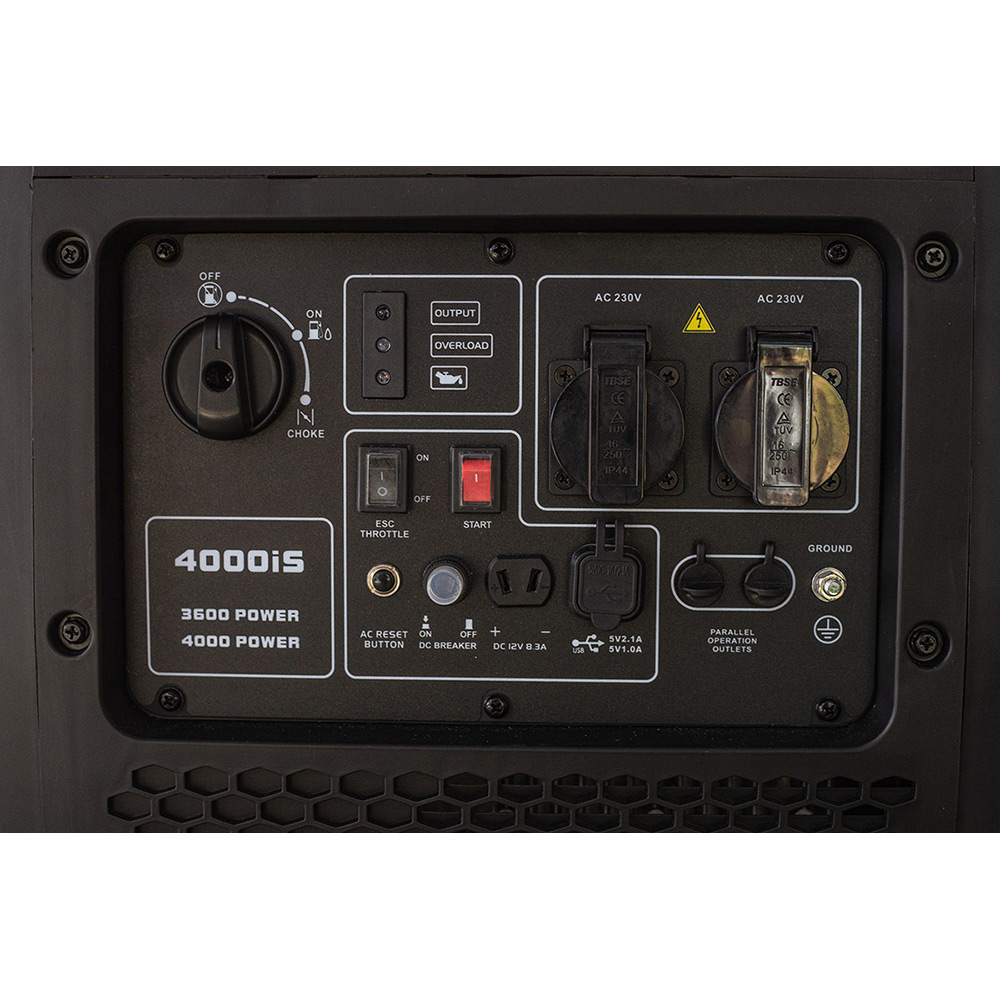 Strømaggregat Duab-Power LT4000IS Parallell med Inverter og Elstart