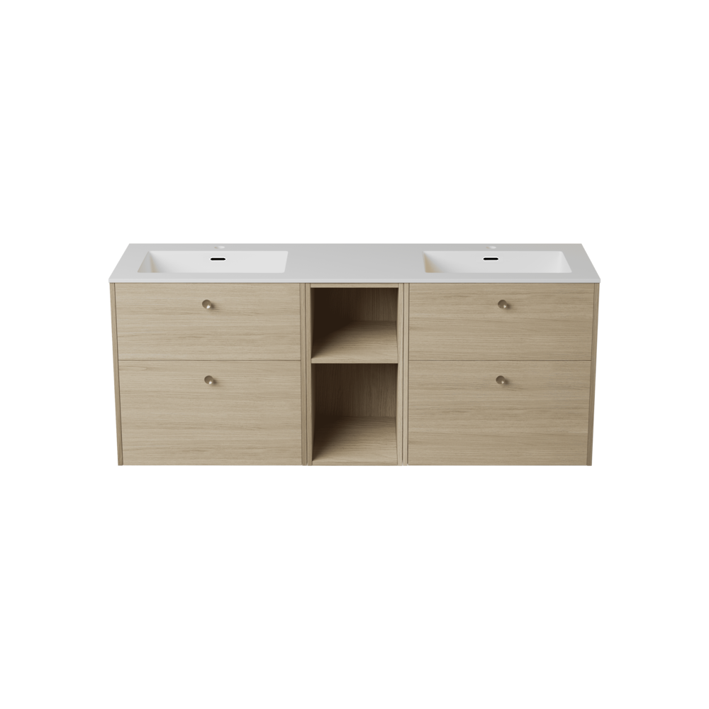 Servantskap FOSSBAD Innovent B150 for Dobbel Servant