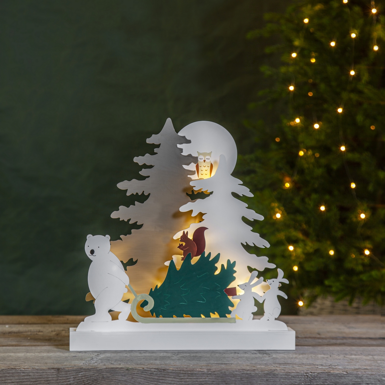 Dekorasjonsbelysning Star Trading Forest Friends
