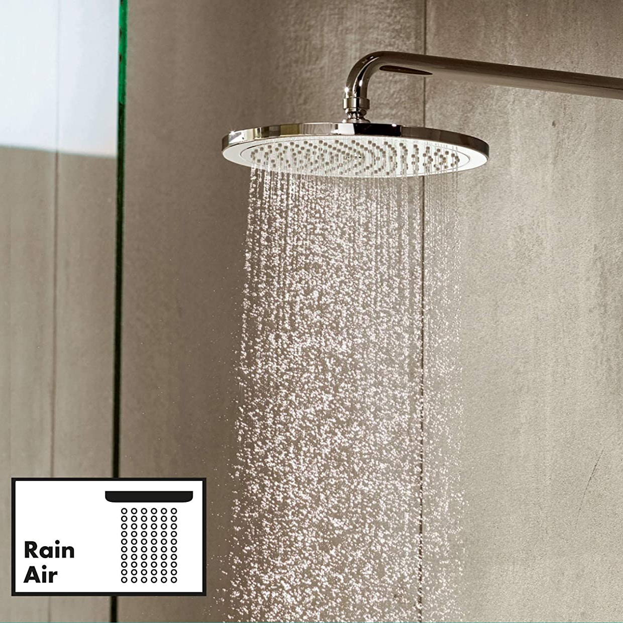Takdusjsett Hansgrohe Croma 280 Ecostat S for Innbygging 1jet