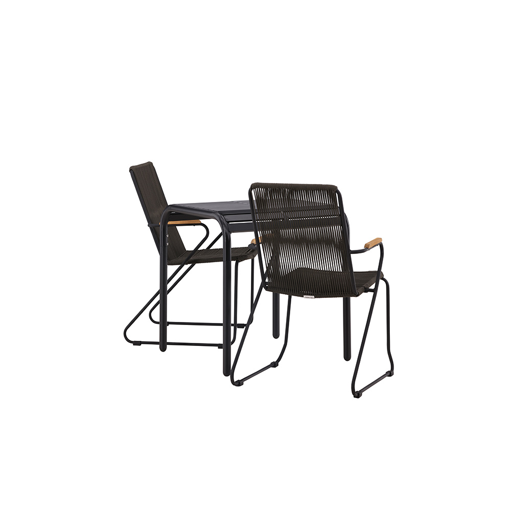 Cafégruppe Venture Home Borneo Bord med 2 Bois Stoler