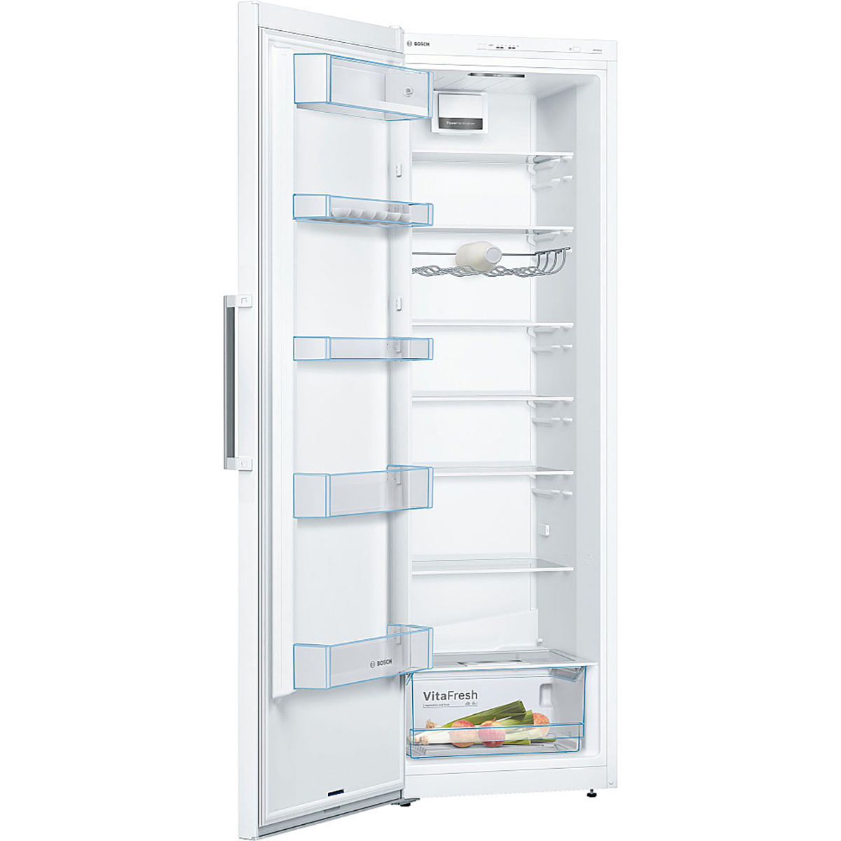 Frittstående Kjøleskap Bosch KSV36FWDP Serie 4 Hvit