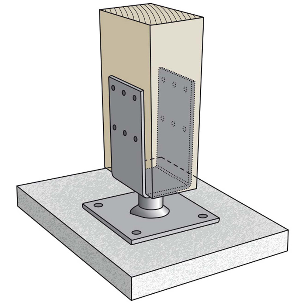 Stolpeholder FAST CSUF 48x60 mm