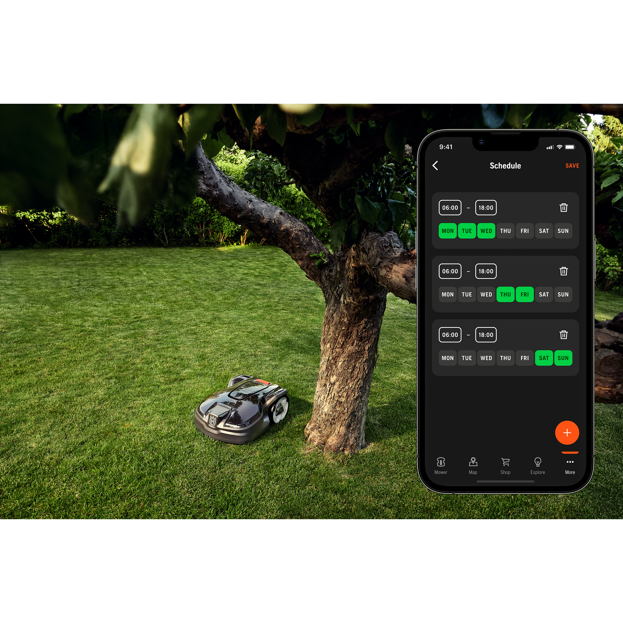 Robotgressklipper Husqvarna Automower® 410VE NERA