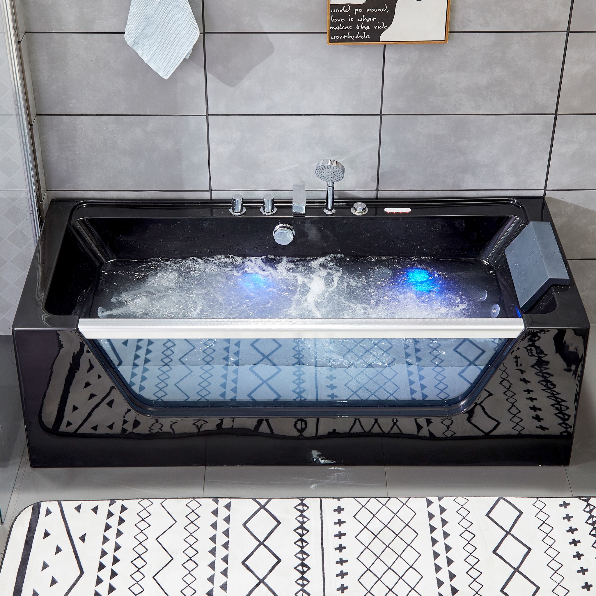 Boblebadekar Lyfco med med Varmeapparat og Lysterapi BK-009V