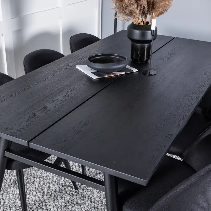 Spisegruppe Venture Home Salt med 6 Valentina Stoler Polyester