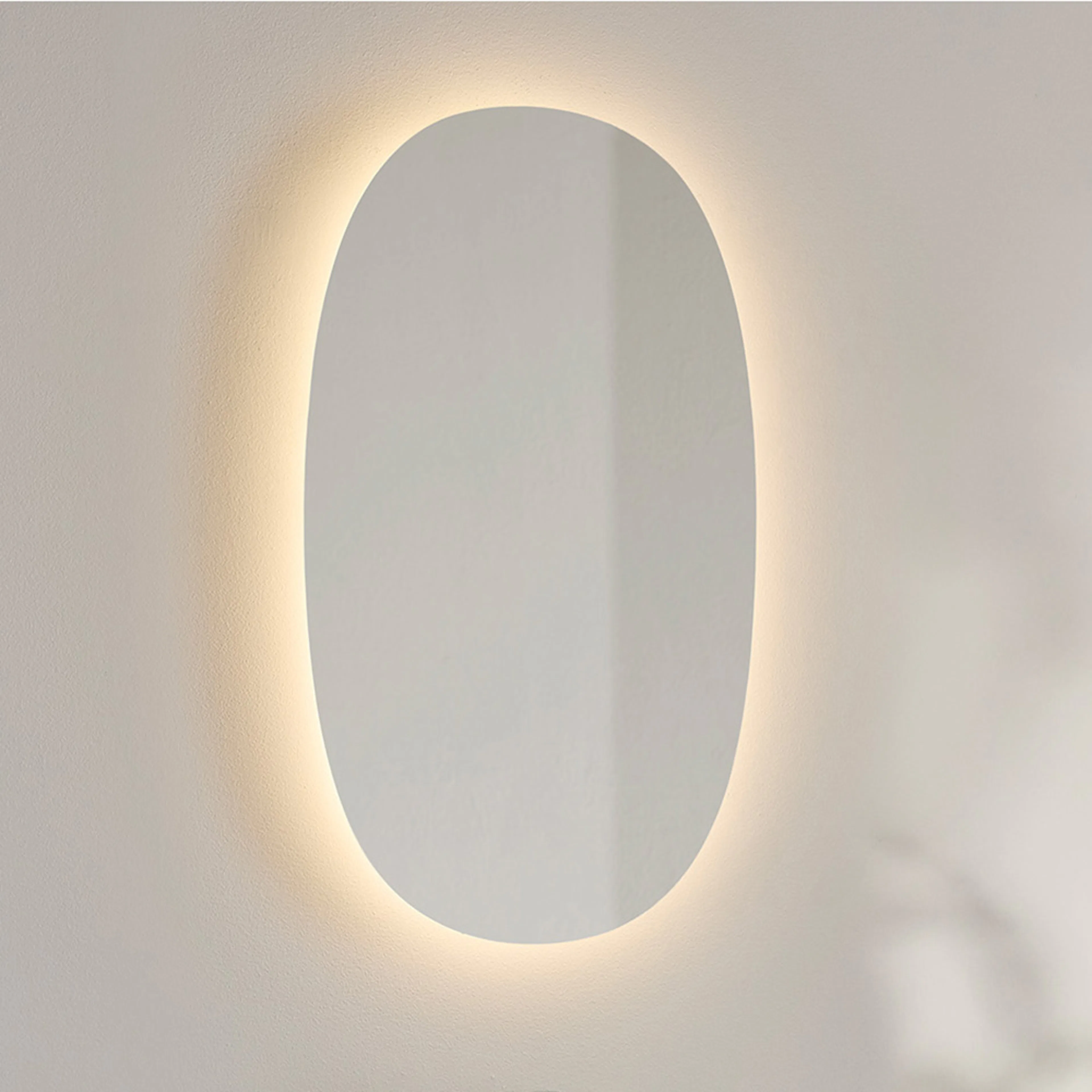Speil Hafa Ellipse LED 500x850
