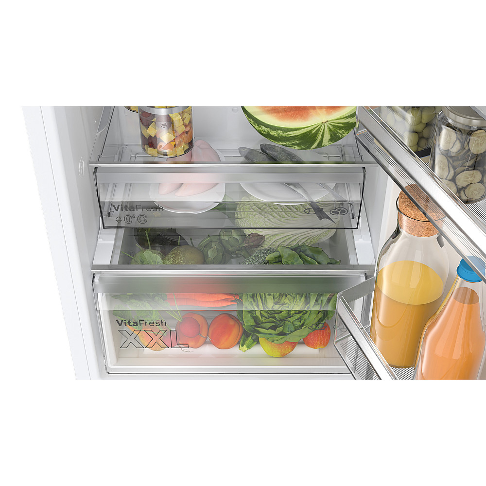 Frittstående Kjøleskap/Fryser Bosch Serie 4 KGN392WDF Hvit Med Smart Oppbevaring