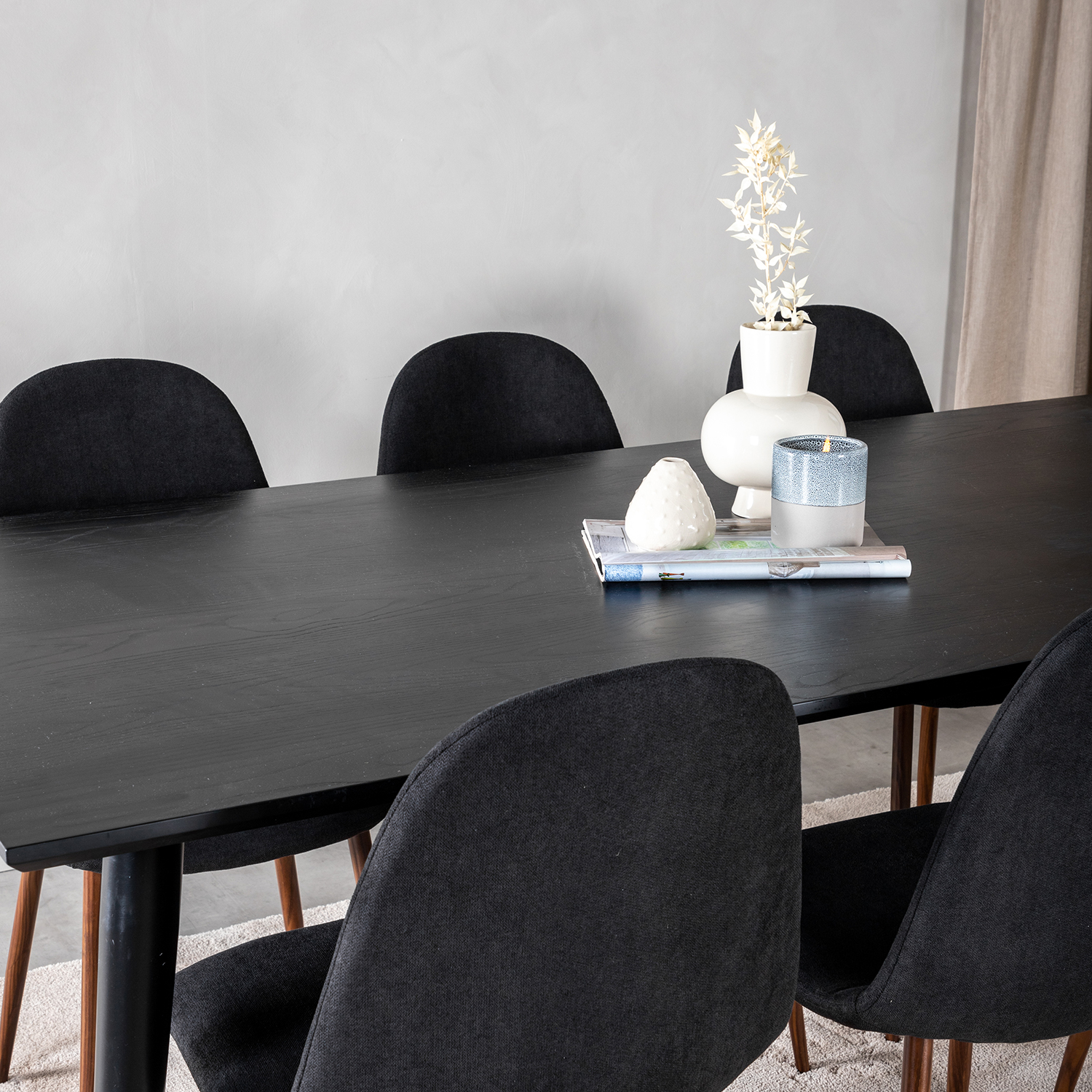 Spisegruppe Venture Home Dipp med 6 Polar Stoler
