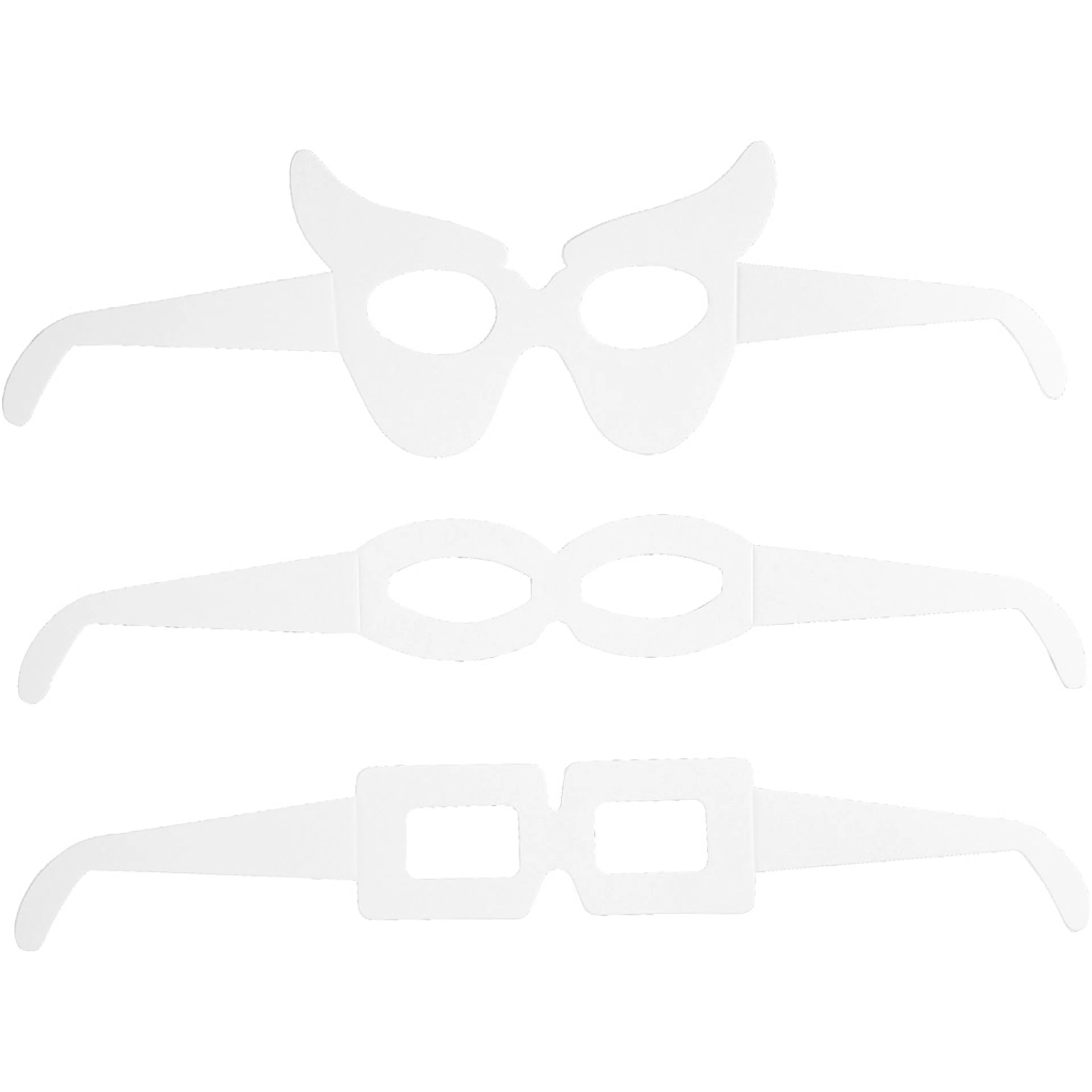 Figurer Creativ Company Briller Hvit 16 stk/1 Pk