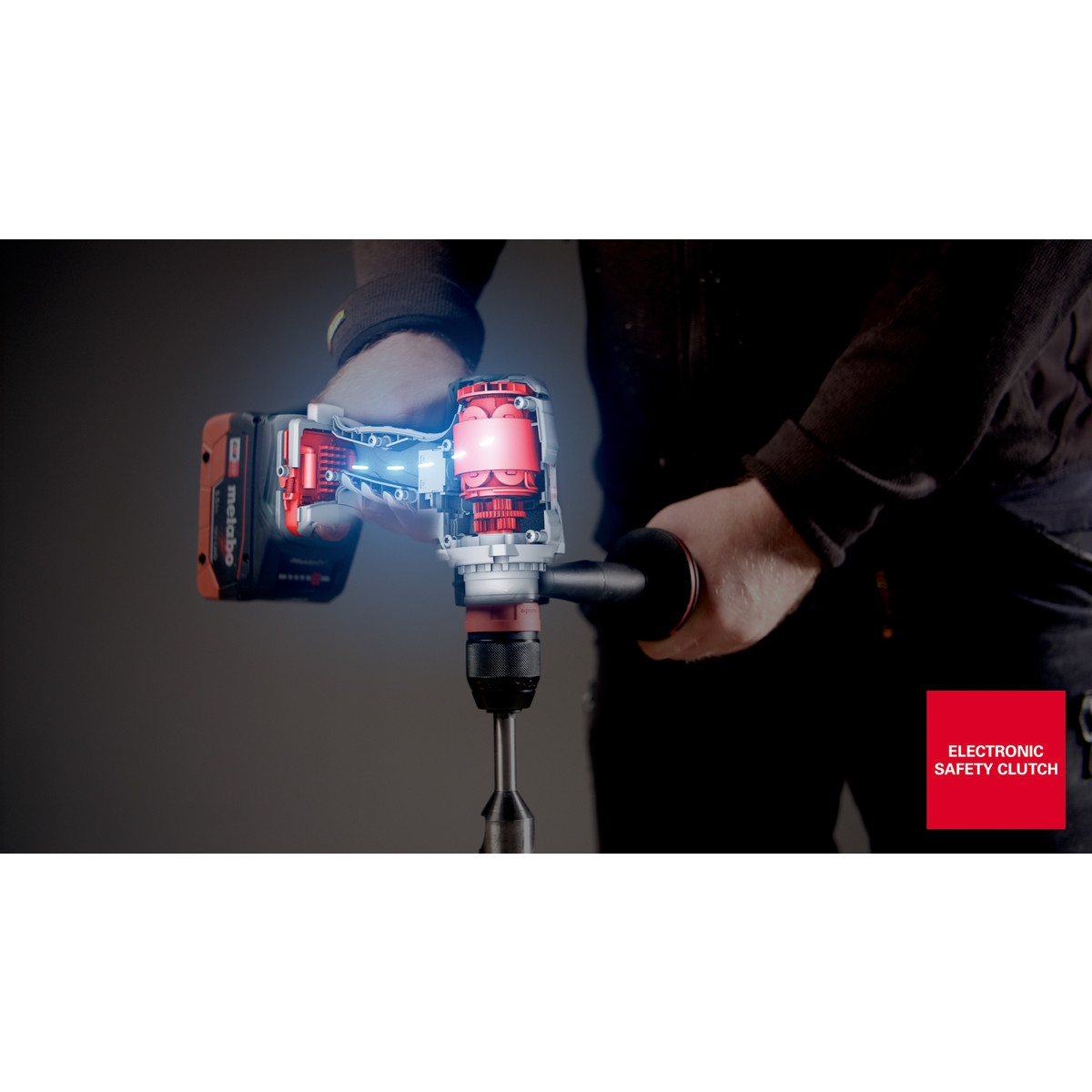 Batteridrill Metabo BS 18 LTX BL QI med Batteri og Lader