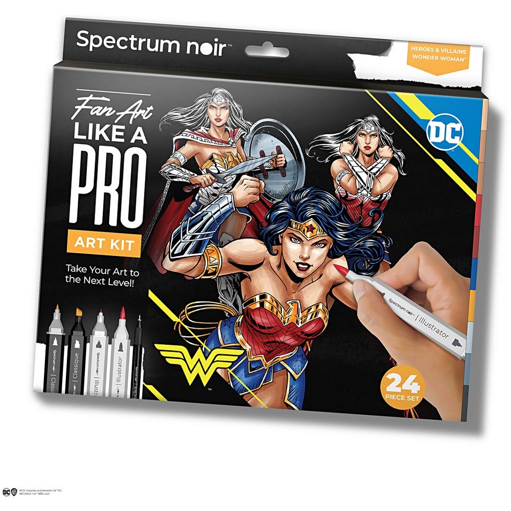 Hobbysett Creativ Company DIY Kit Illustrasjon Wonder Woman