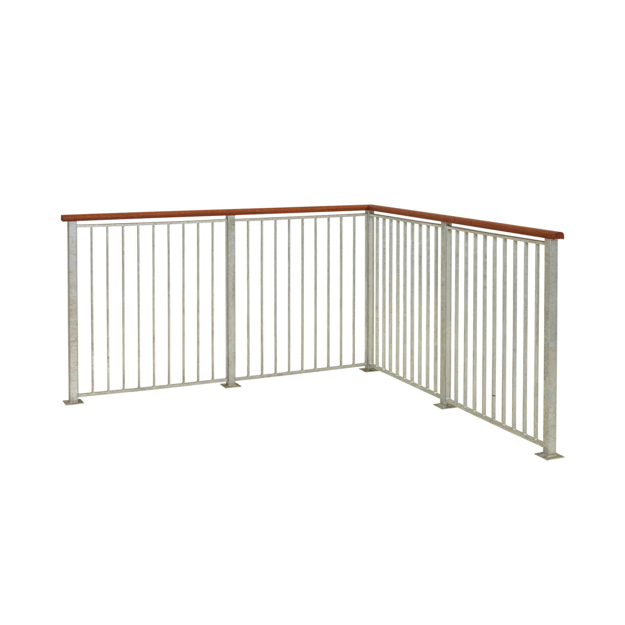 Levegg PLUS Terrasse 90x98 cm Varmgalvanisert