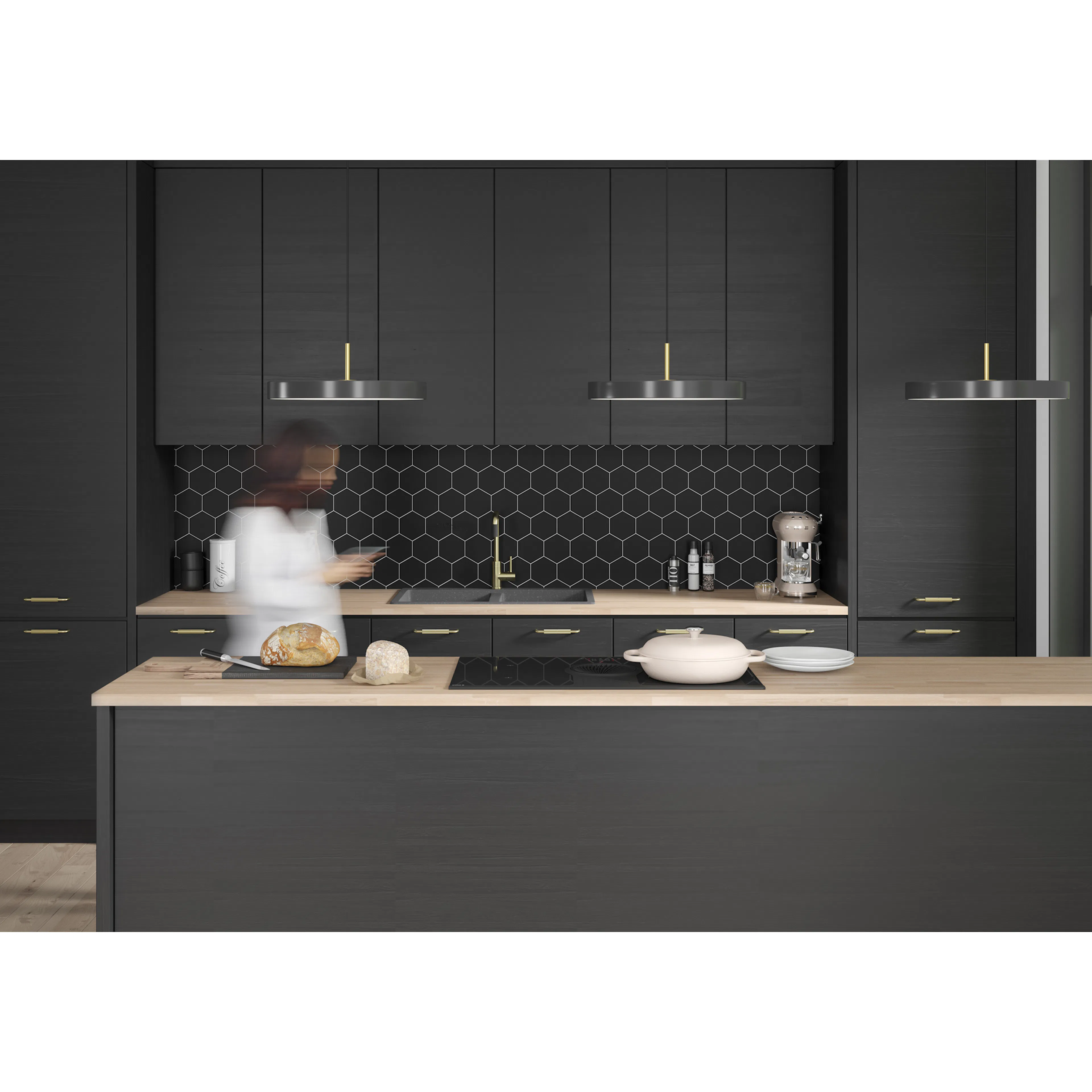 Benkeplate Fibo Heltre Eik A/B Ubehandlet