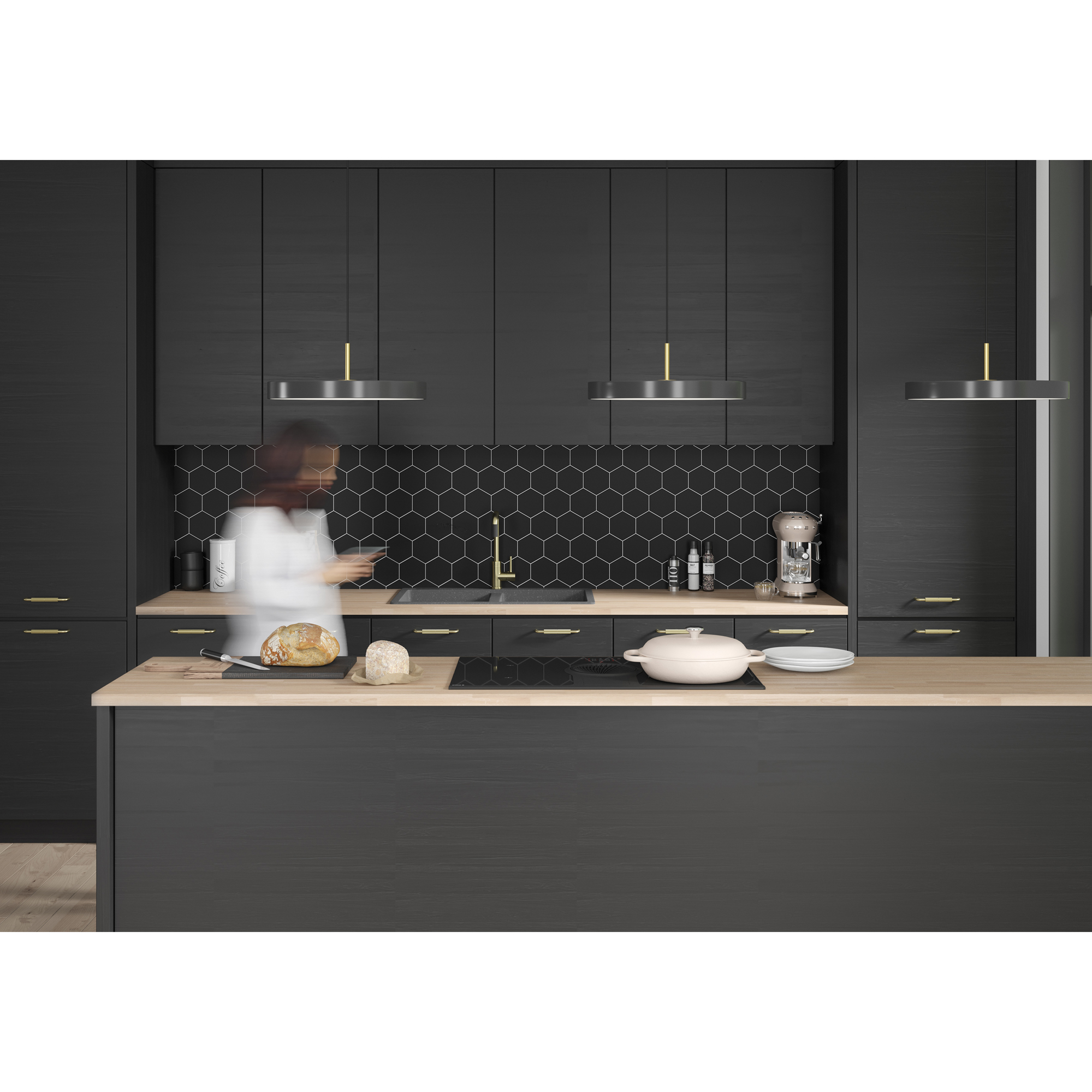 Benkeplate Fibo Heltre Eik A/B Ubehandlet