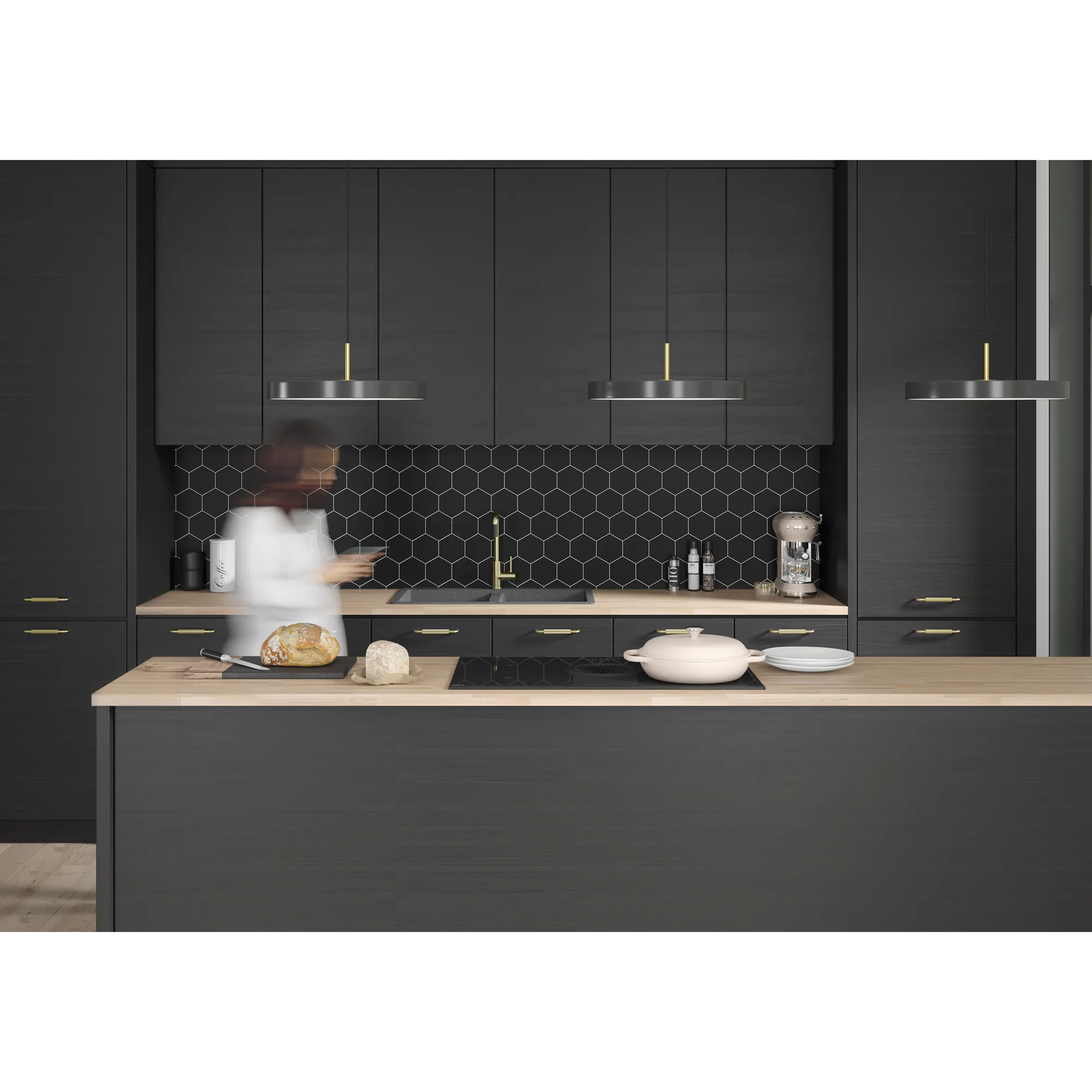 Benkeplate Fibo Heltre Eik A/B Ubehandlet