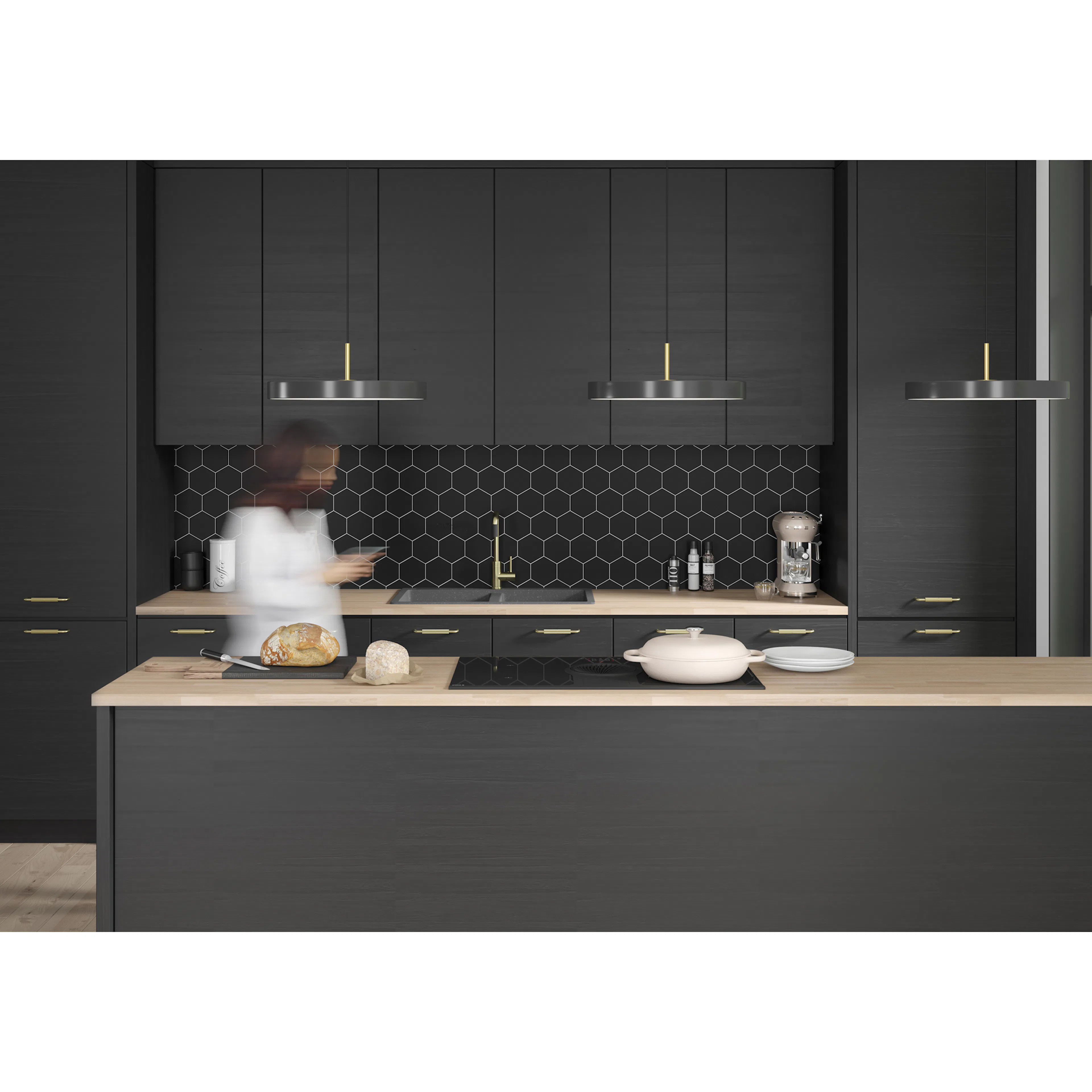 Benkeplate Fibo Heltre Eik A/B Ubehandlet